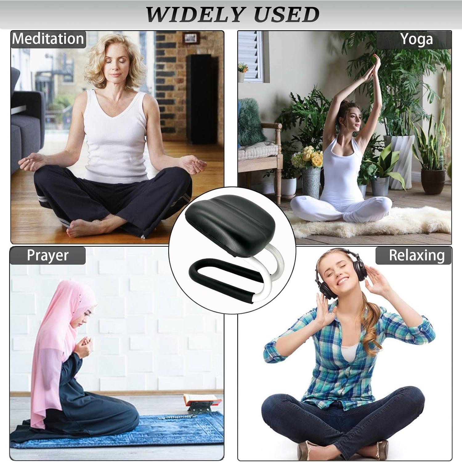 Banco de Meditación XDONEF Ajustable con Cojín Negro