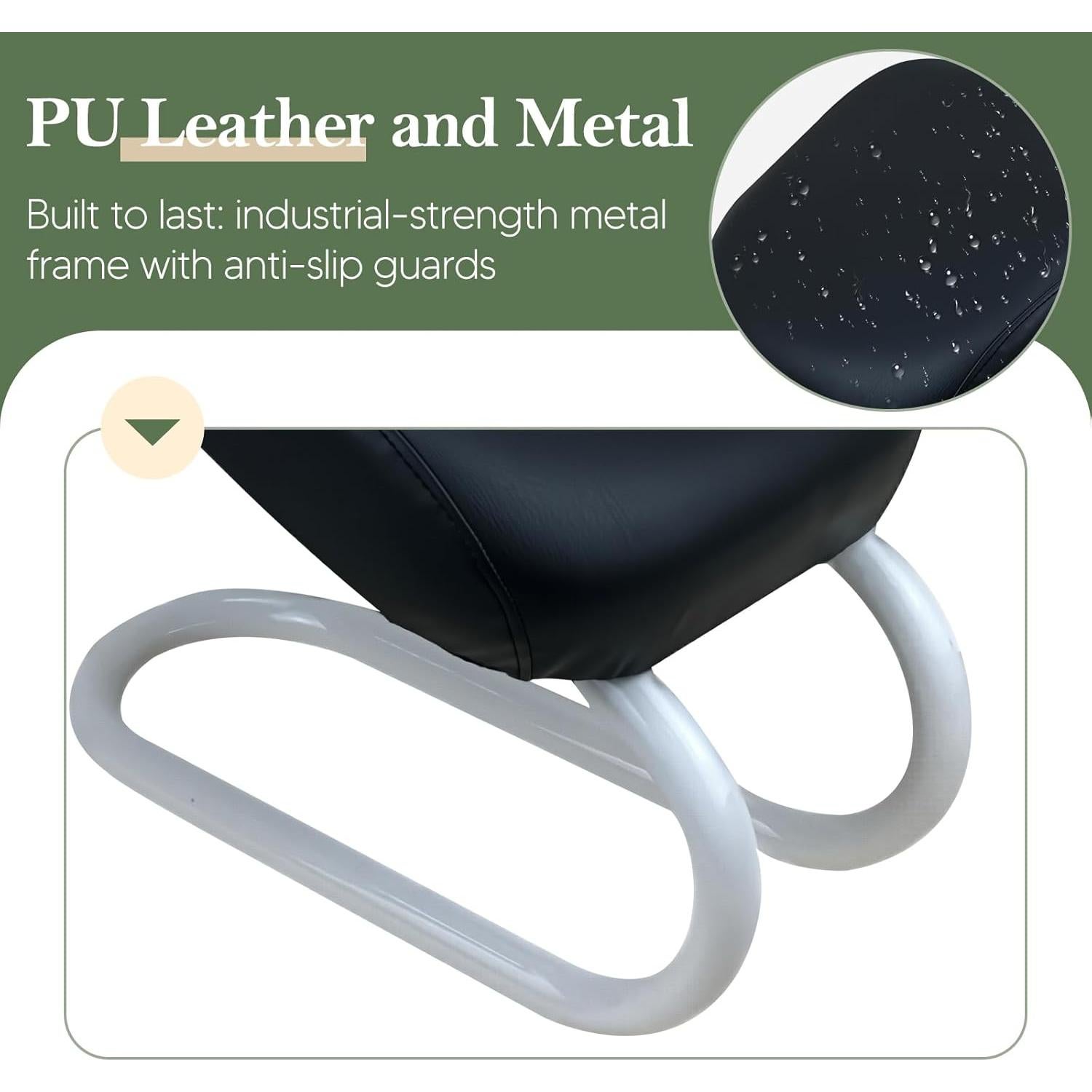 Banco de Meditación Ajustable Menolana Negro C para Yoga