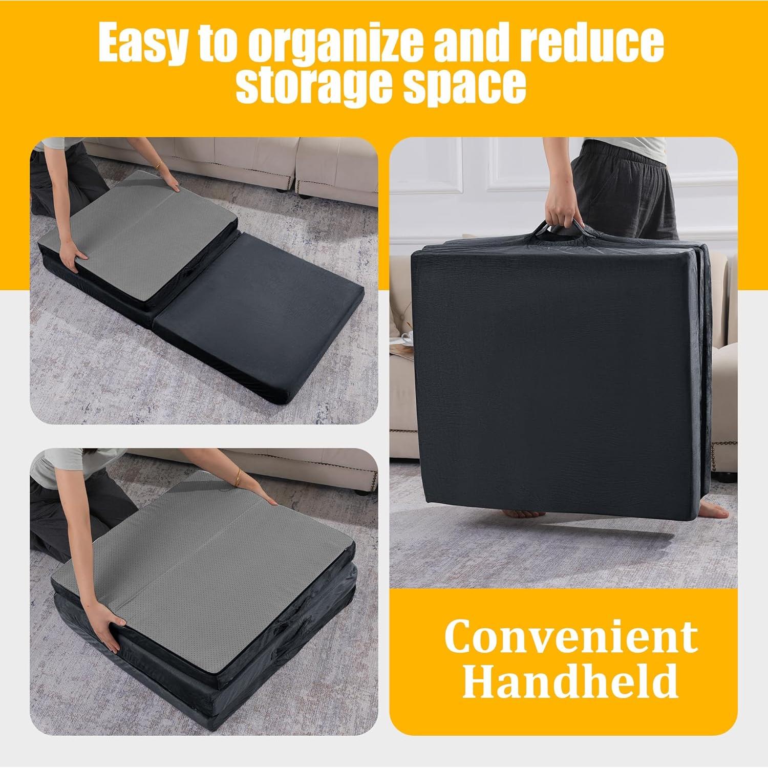 Cojín de Suelo Plegable BALAPET 3 Piezas Espuma Viscoelástica