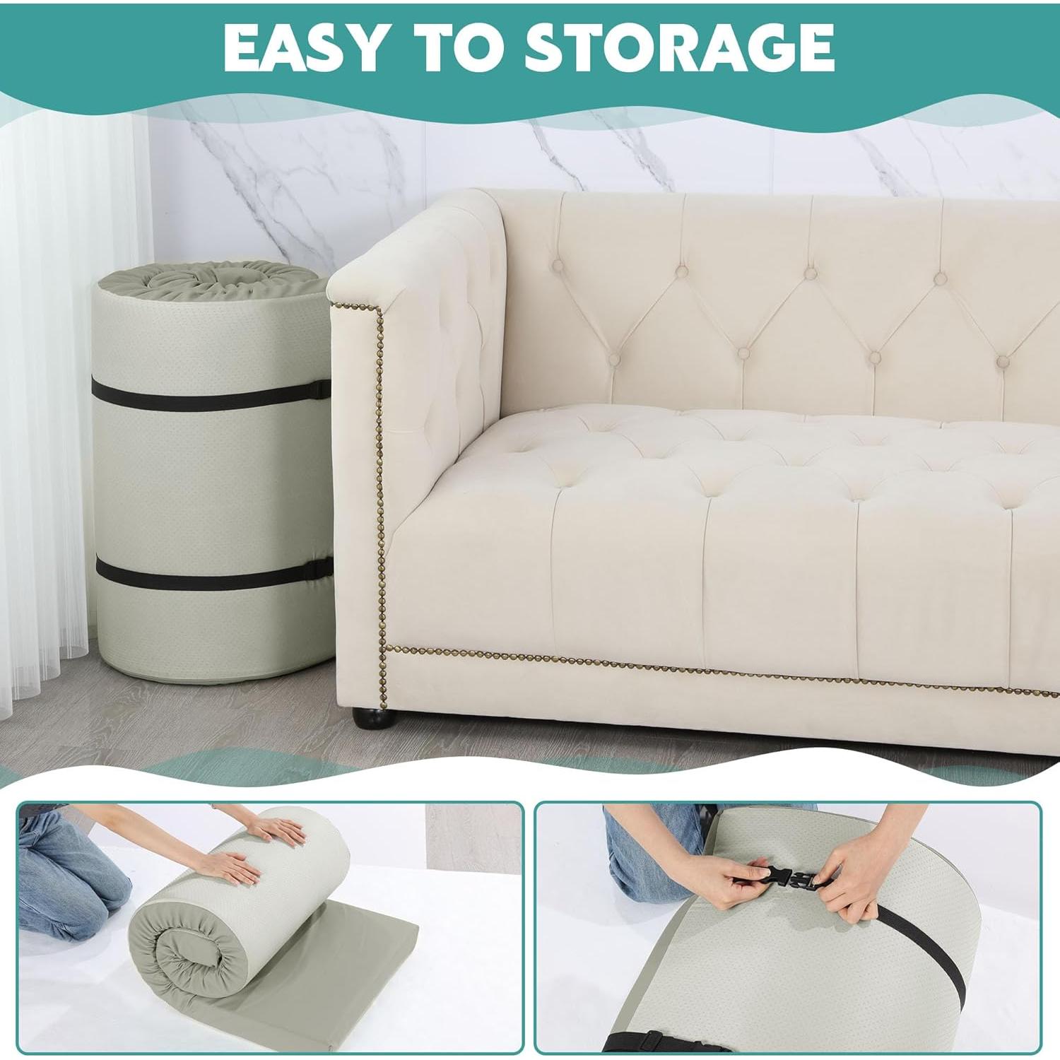 Alfombrilla de Yoga MABOZOO 182.88x60.96cm 7.62cm Grosor