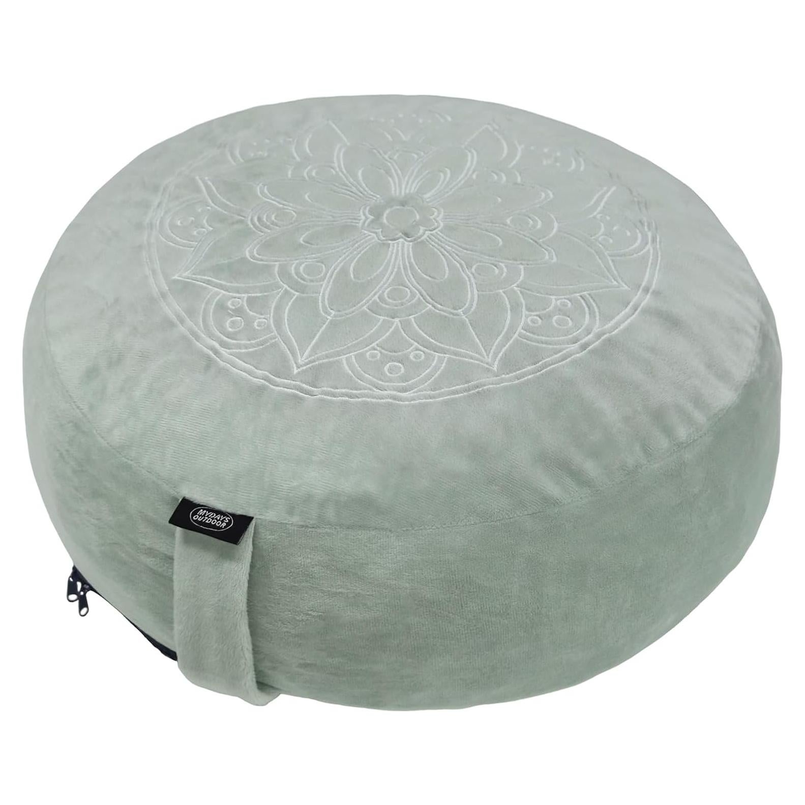 Cojín de Meditación MYDAYS OUTDOOR Redondo Gris con Espuma