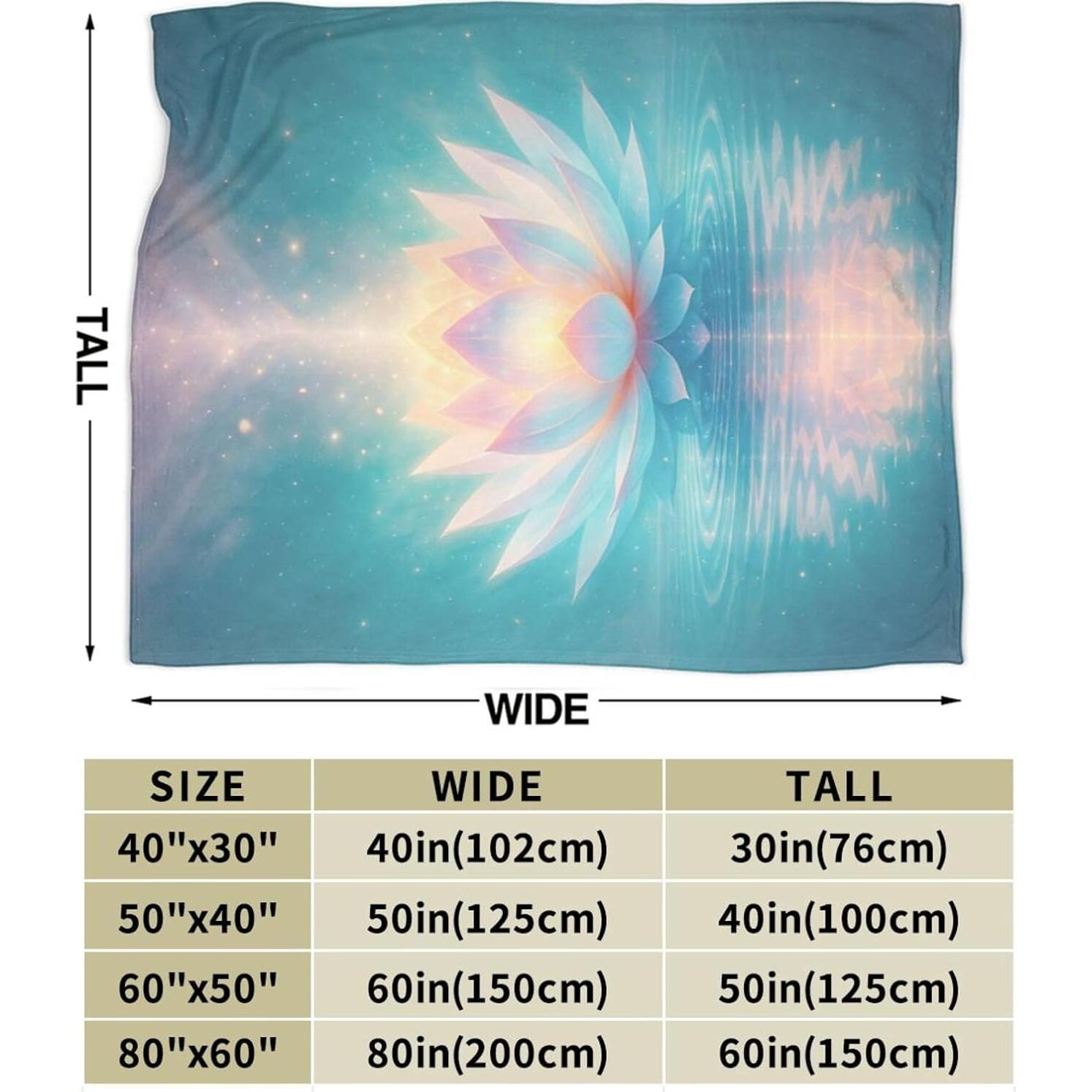 Manta Forro Polar Glocmna Loto 101.6x127 cm Suave y Cálida