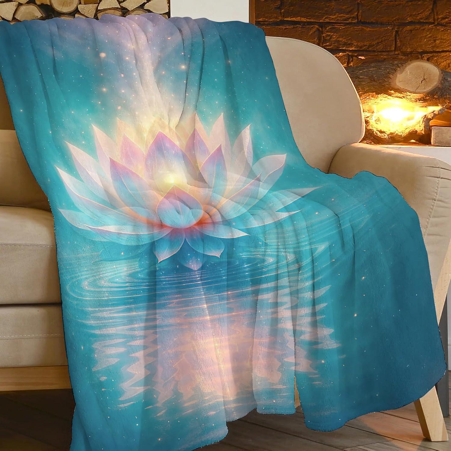 Manta Forro Polar Glocmna Loto 101.6x127 cm Suave y Cálida