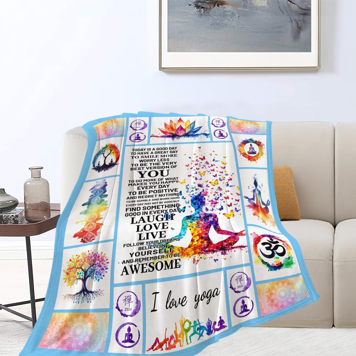 Manta de Yoga UIAMT Flannel 101.6x127cm Decorativa