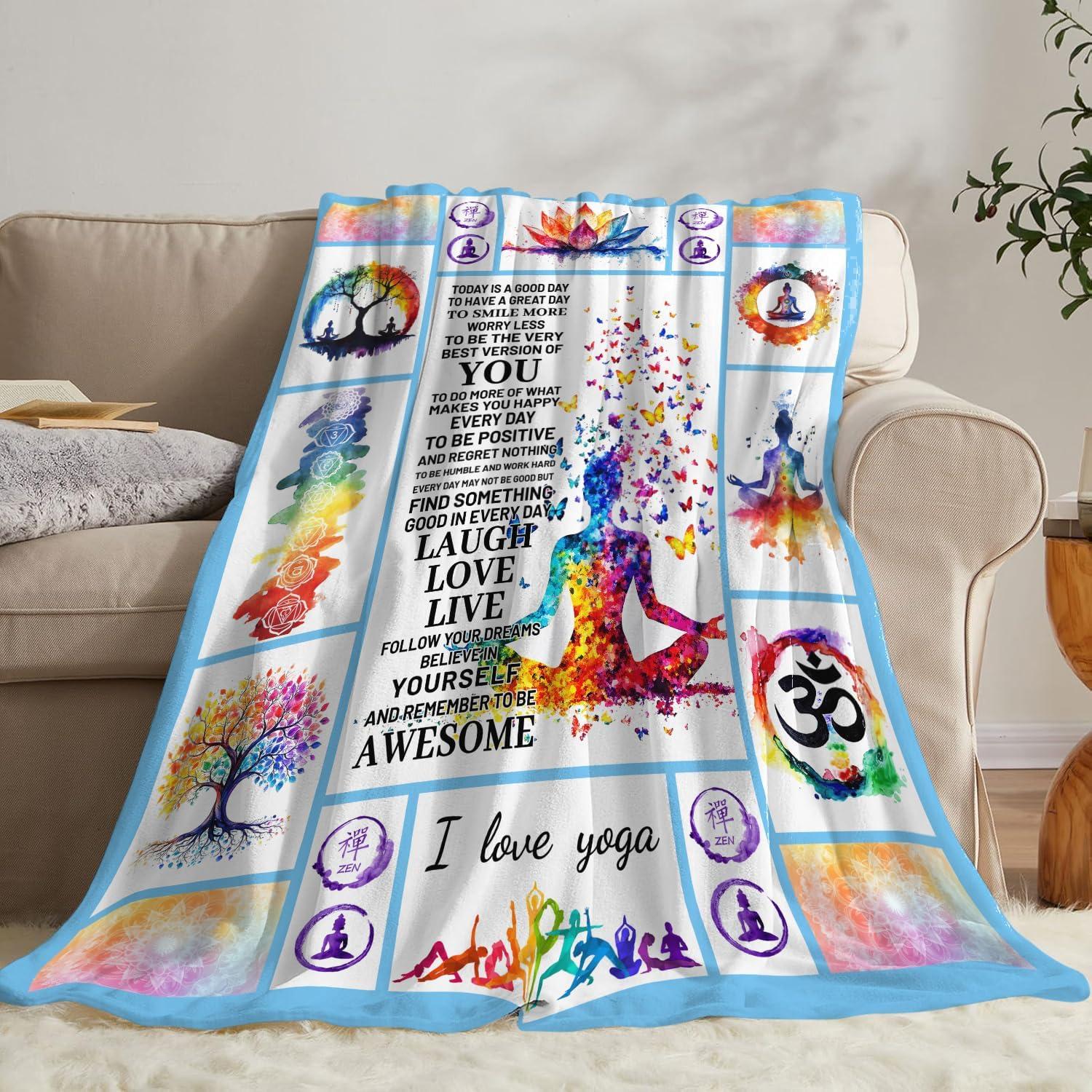 Manta de Yoga UIAMT Flannel 101.6x127cm Decorativa
