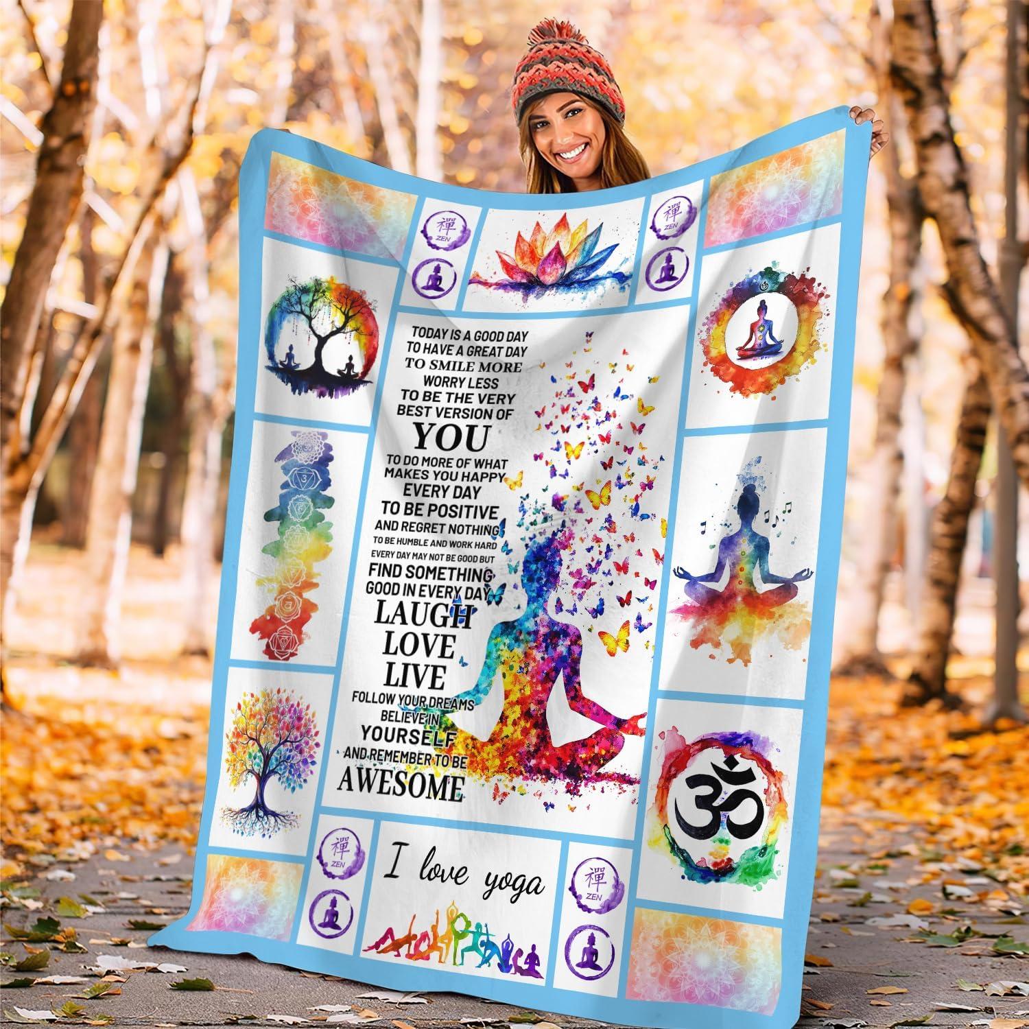 Manta de Yoga UIAMT Flannel 101.6x127cm Decorativa