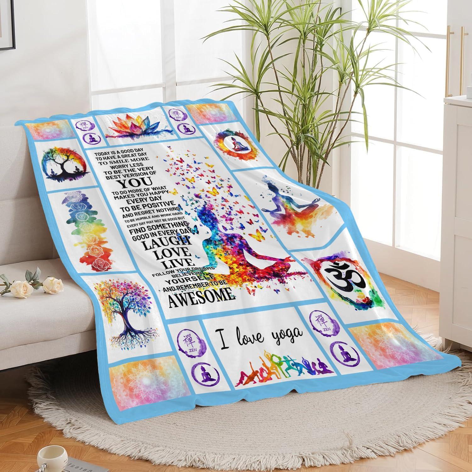 Manta de Yoga UIAMT Flannel 101.6x127cm Decorativa