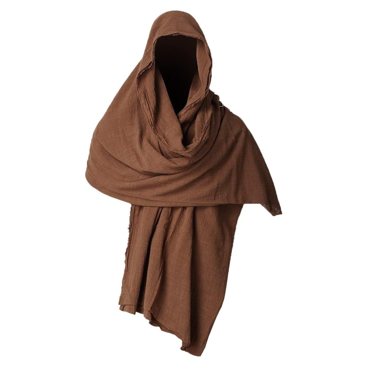Chaleco Capa Medieval GRACEART Marrón Multiusos Disfraz