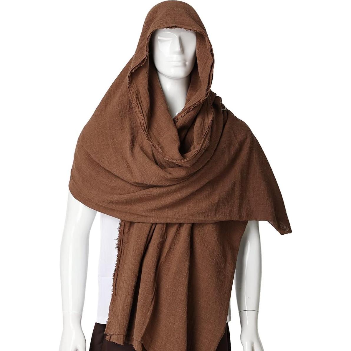 Chaleco Capa Medieval GRACEART Marrón Multiusos Disfraz