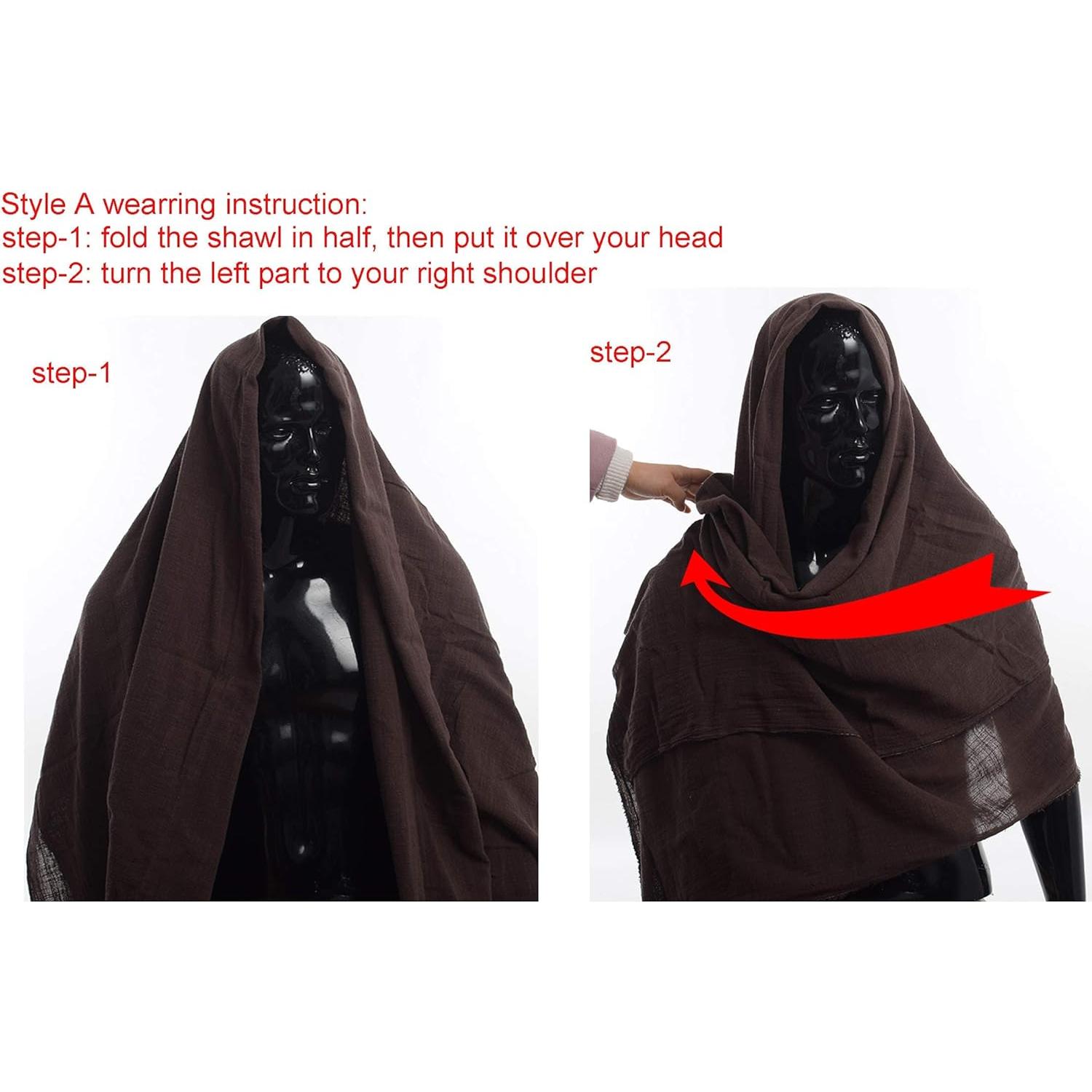 Chaleco Capa Medieval GRACEART Marrón Multiusos Disfraz