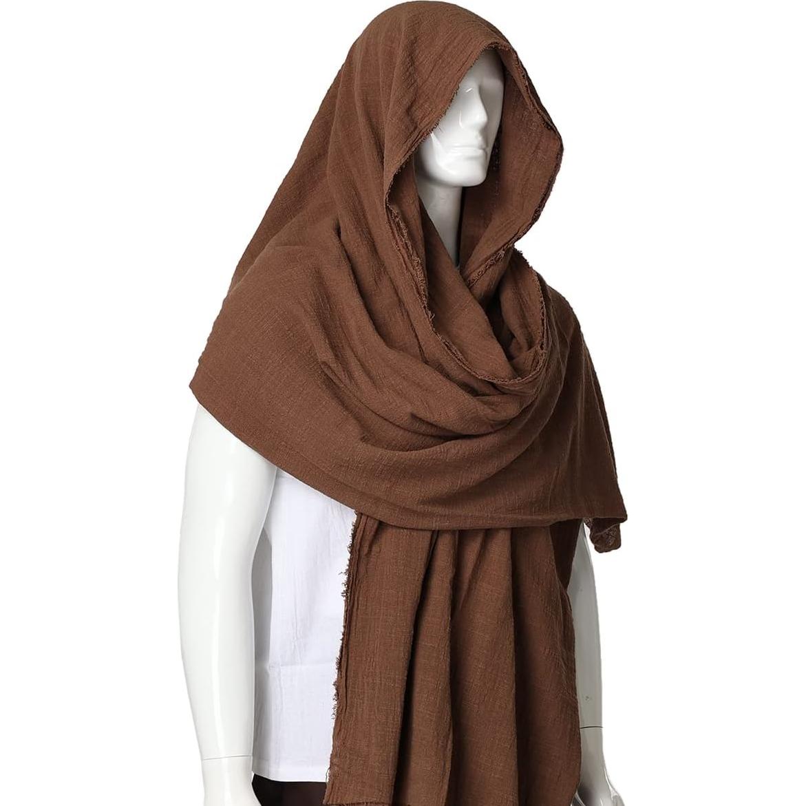 Chaleco Capa Medieval GRACEART Marrón Multiusos Disfraz