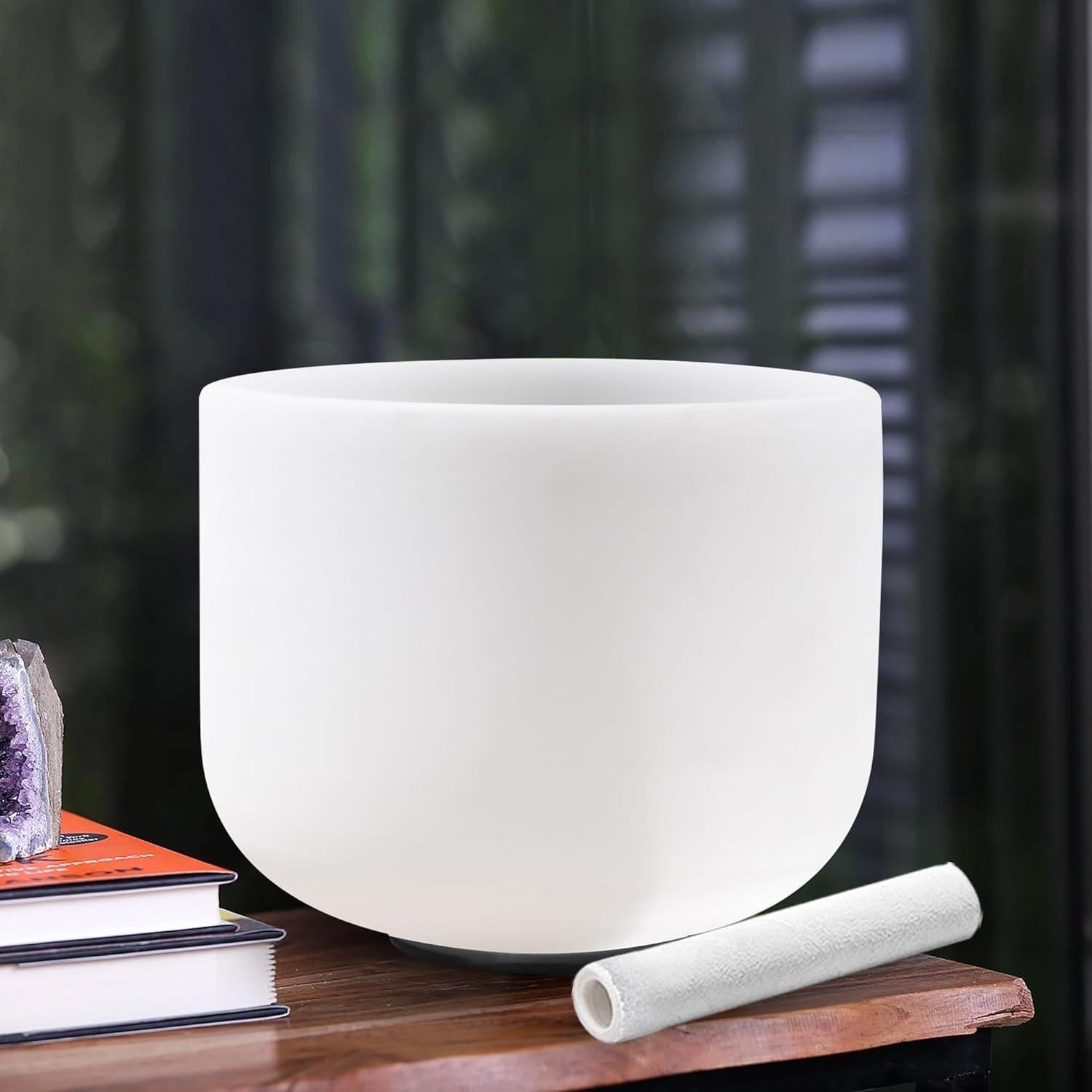 Cuenco de Cristal Cantante RYAN DVAN 20.32 cm 432Hz Nota B