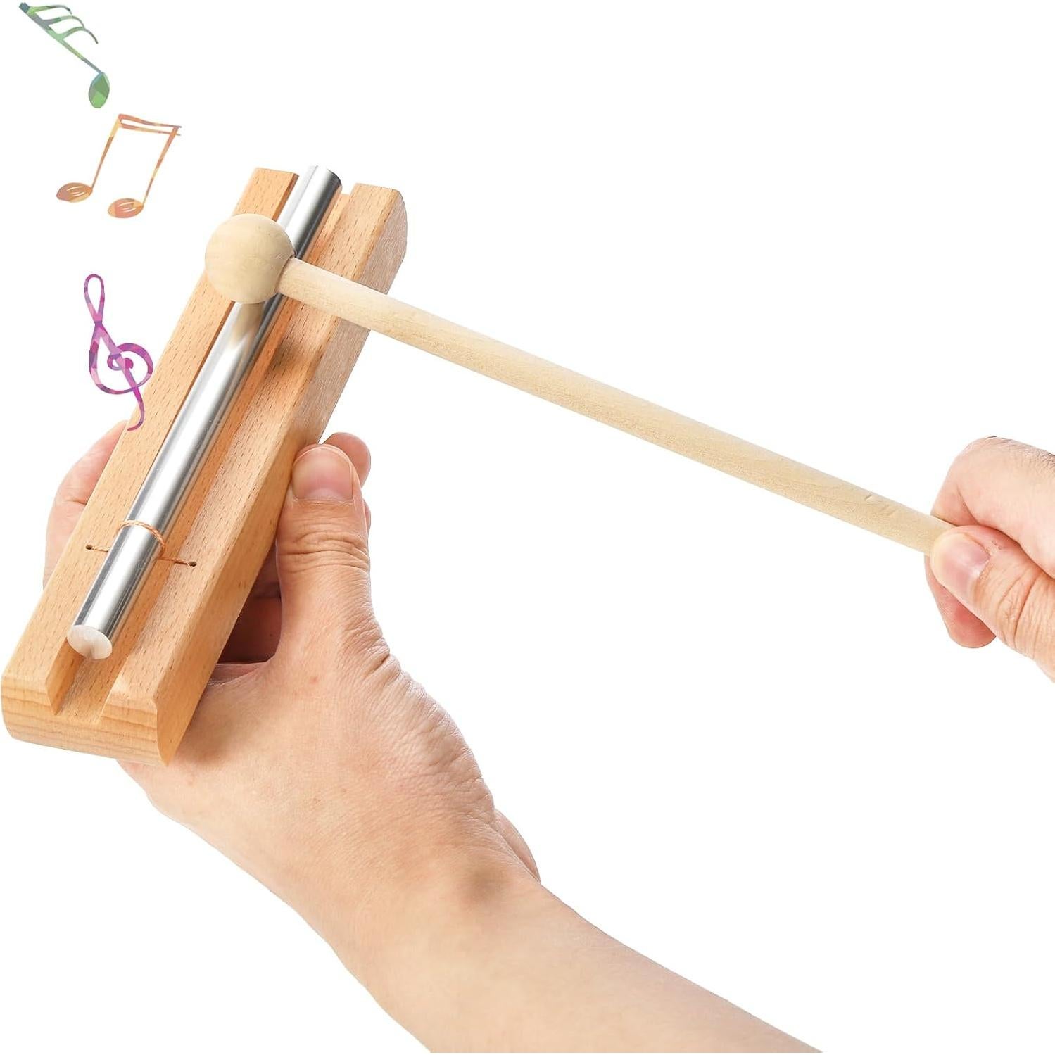 Set de Campanas de Meditación Tosnail con Mazo y Bolsas