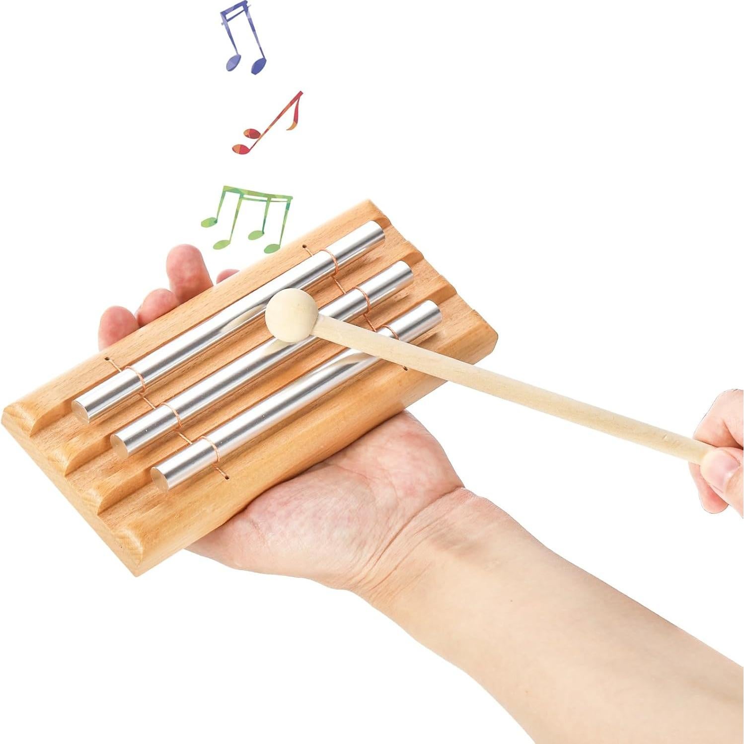 Set de Campanas de Meditación Tosnail con Mazo y Bolsas