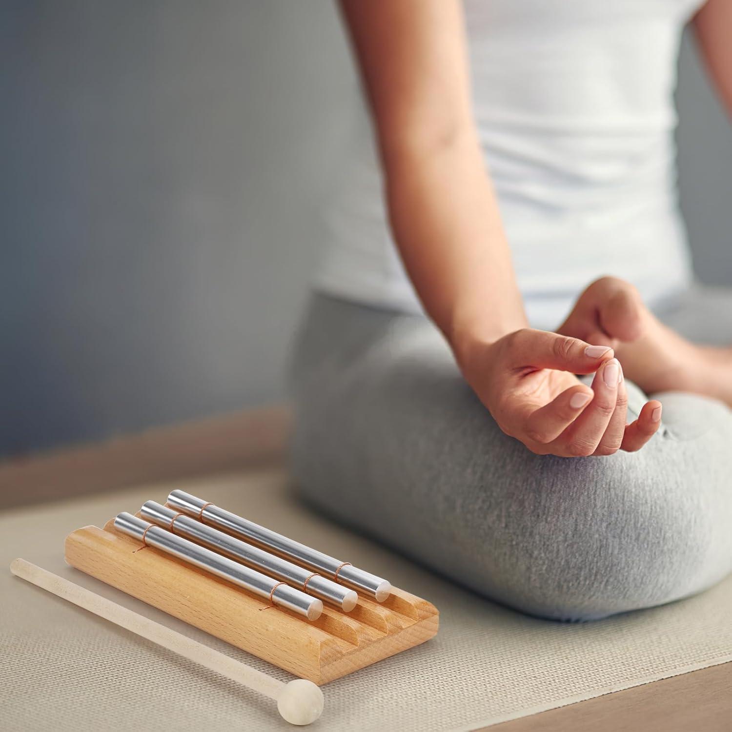 Set de Campanas de Meditación Tosnail con Mazo y Bolsas