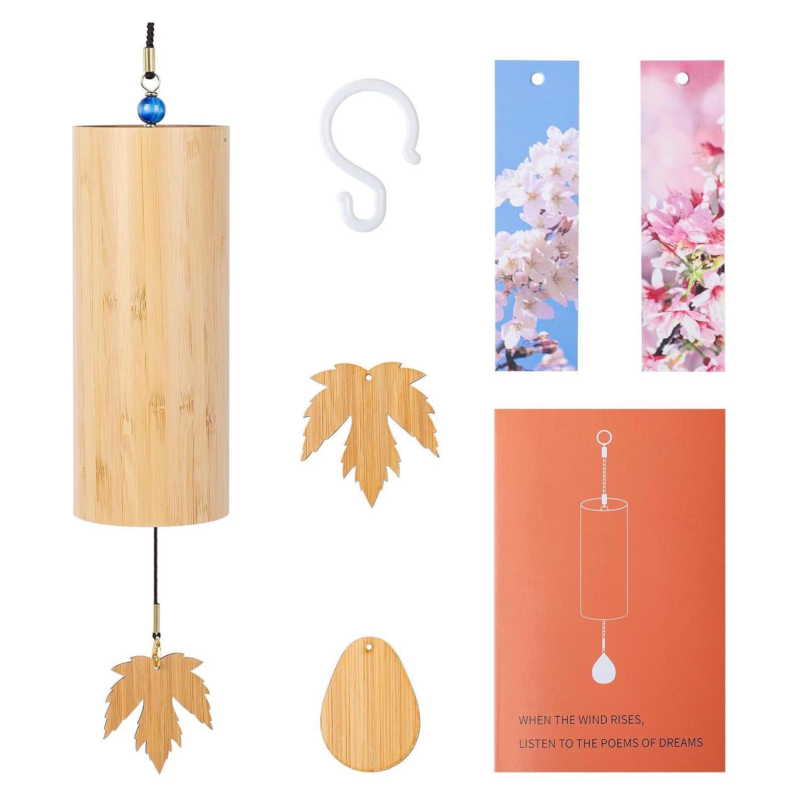 Campanas de Viento de Bambú Deekec Acorde Fm Primavera 198g