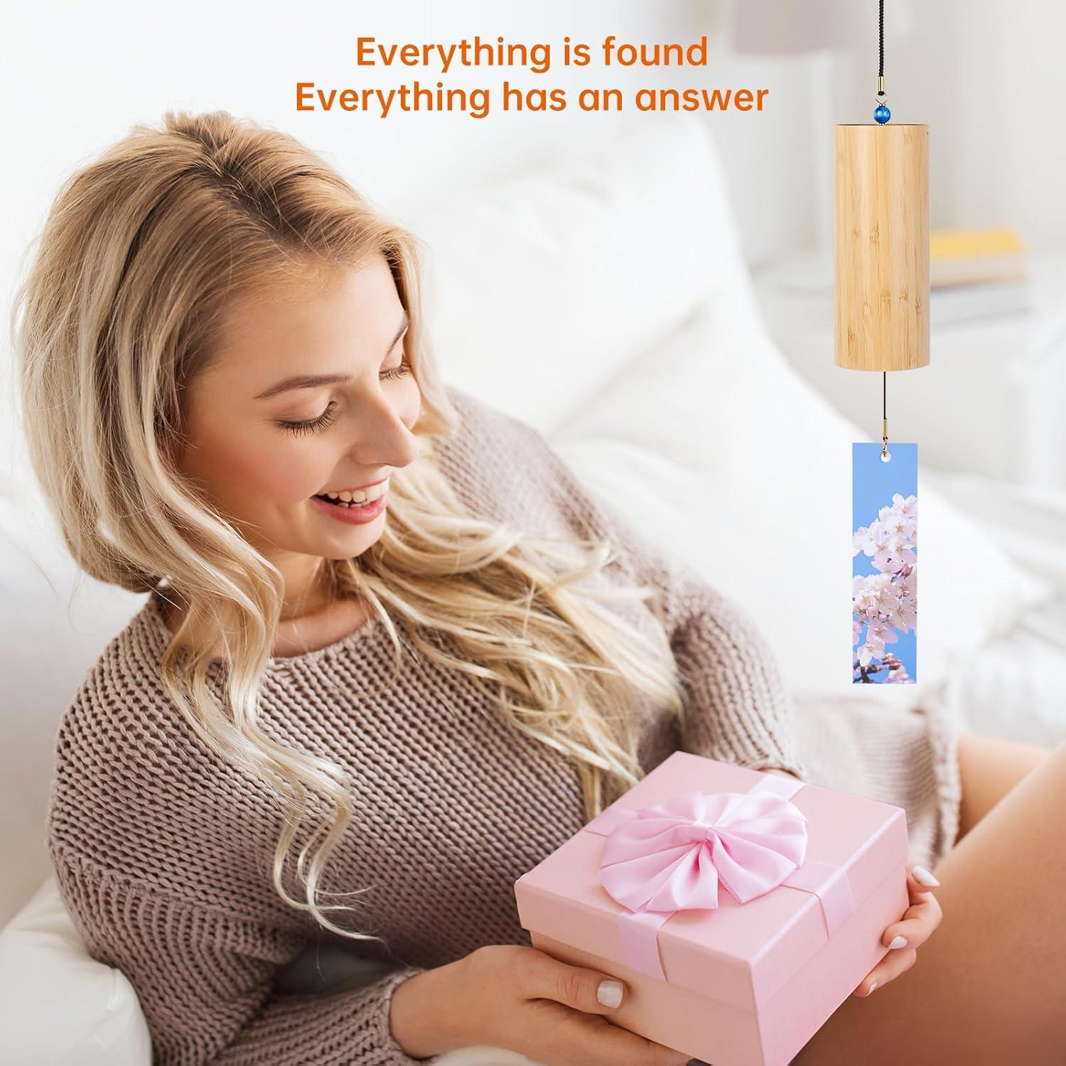 Campanas de Viento de Bambú Deekec Acorde Fm Primavera 198g