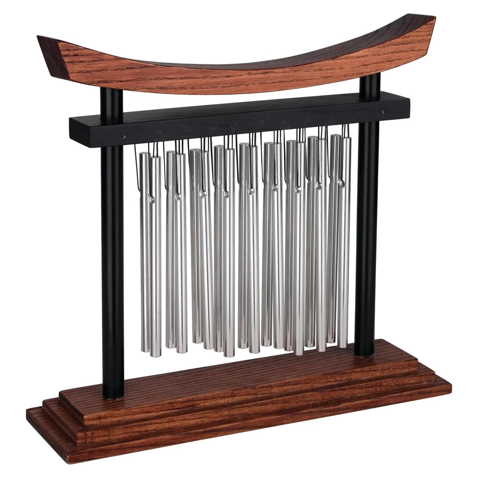 Campana de Viento Woodstock Tranquilidad 23 cm - Aluminio