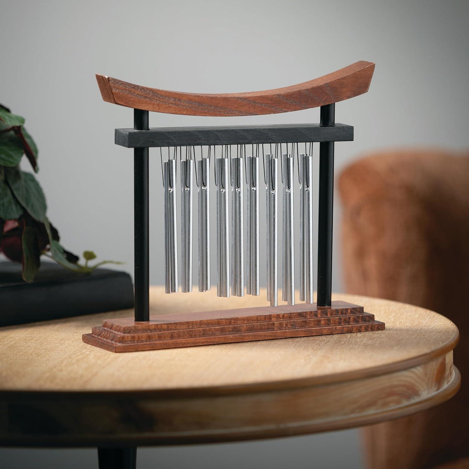 Campana de Viento Woodstock Tranquilidad 23 cm - Aluminio