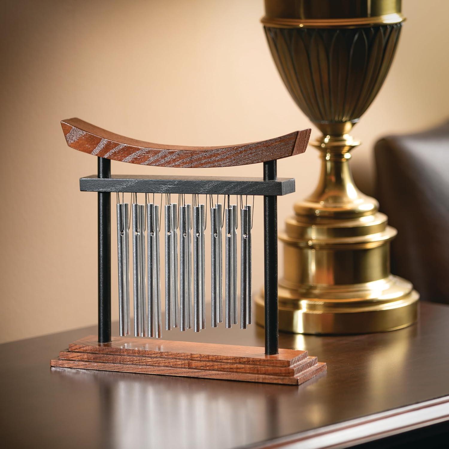 Campana de Viento Woodstock Tranquilidad 23 cm - Aluminio