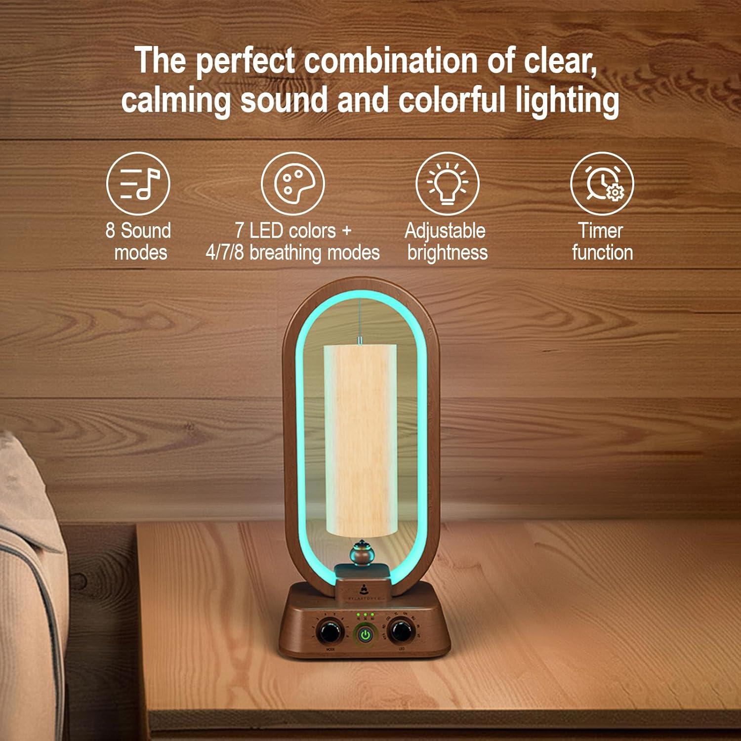 Campanas de Viento Automáticas Rylaxtones WS-8 con Luz LED