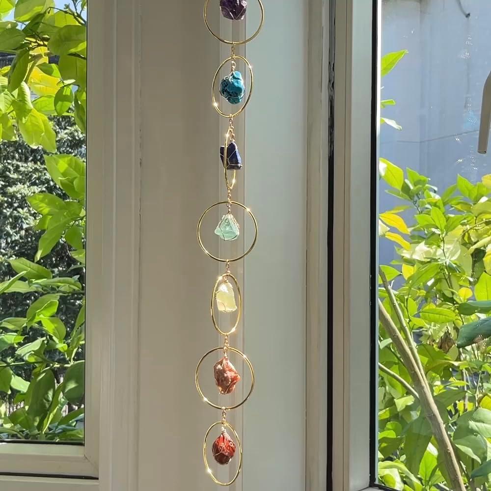 Campana de Viento de Cristal HausArtX - Energía Positiva 76.7 cm