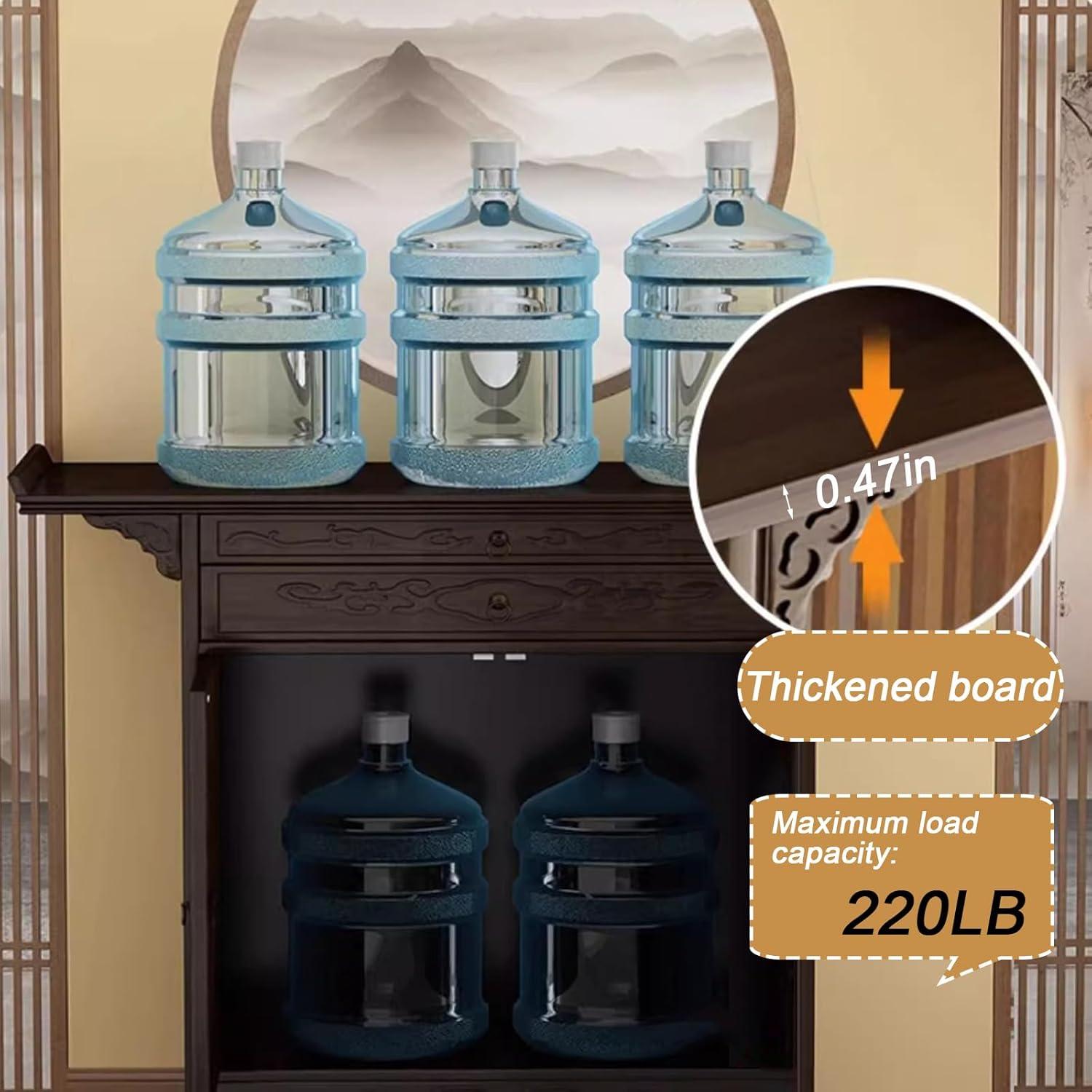 Armario Budista Chino QJSZMEI con Almacenamiento y Cajones