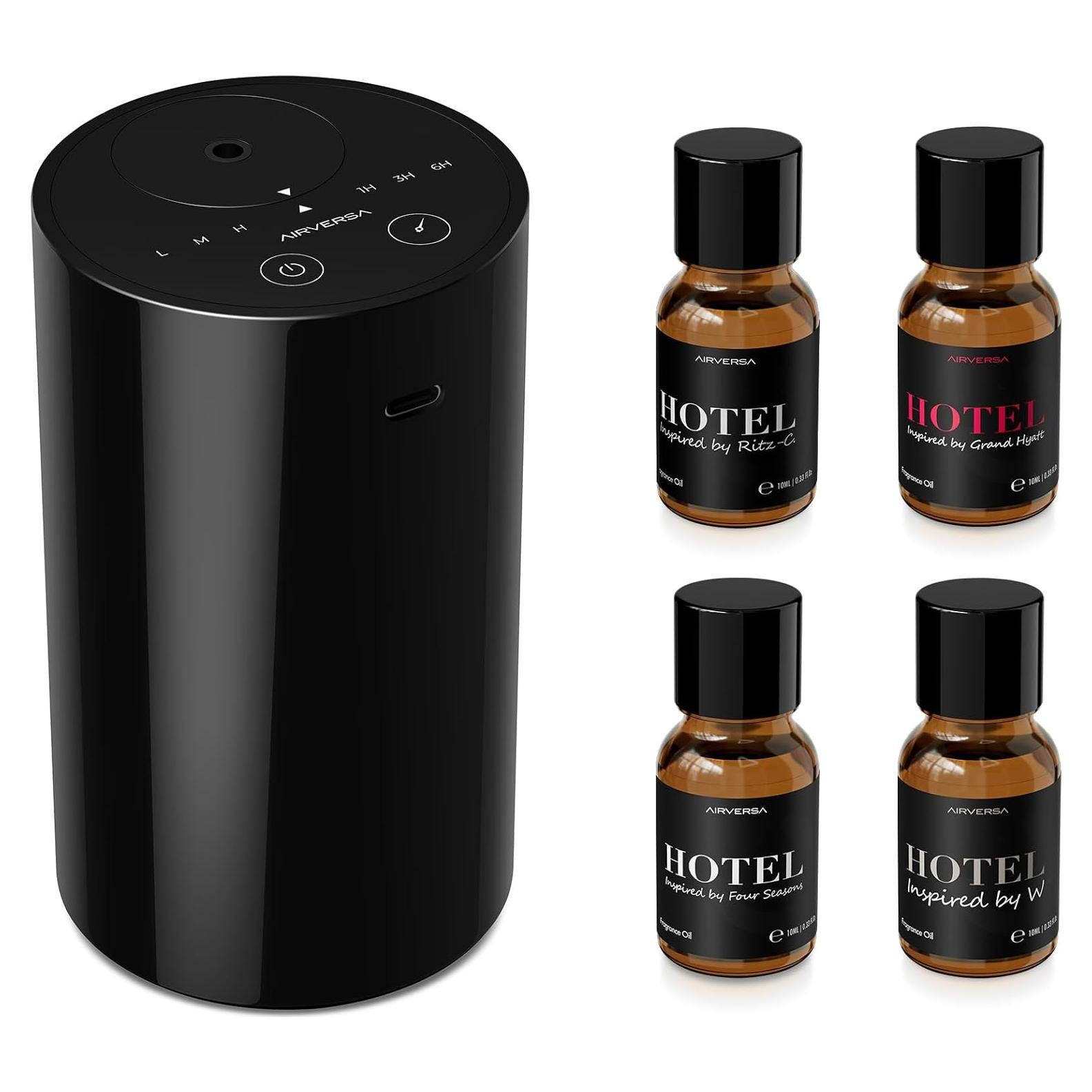 Difusor de Aceite Esencial Airversa AN8 Sin Agua + 4 Aceites 10mL