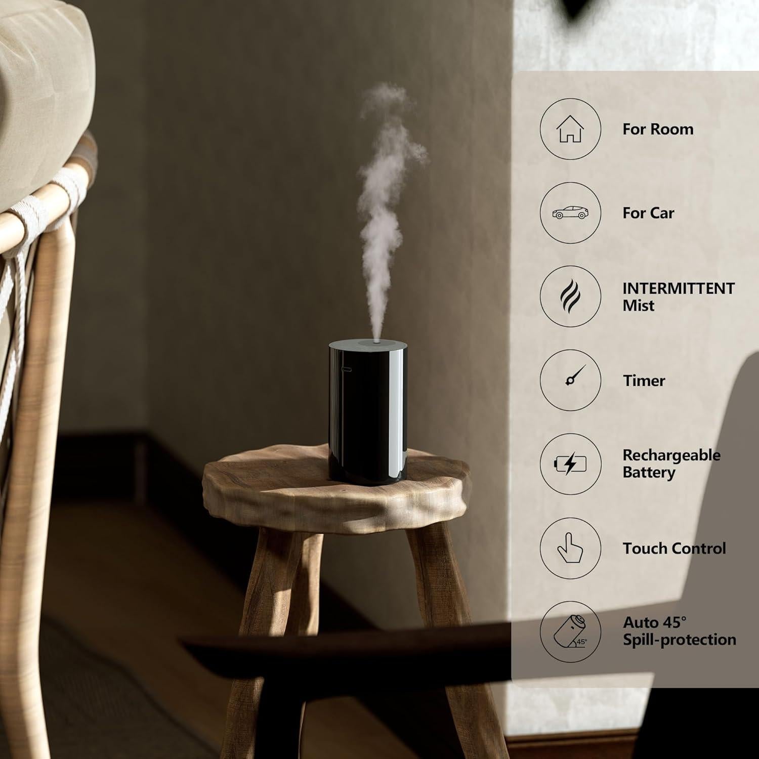 Difusor de Aceite Esencial Airversa AN8 Sin Agua + 4 Aceites 10mL