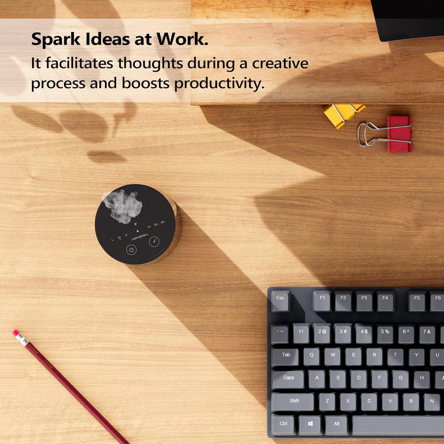 Difusor de Aceite Esencial Airversa AN8 Sin Agua + 4 Aceites 10mL