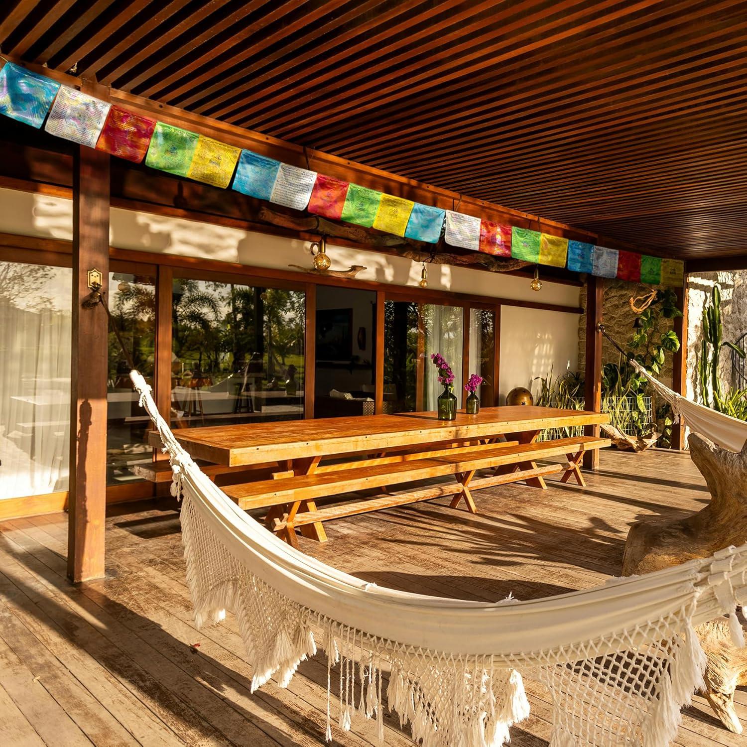 Banderas de Oración Budistas Tibetanas 35x23 cm - 60 Piezas