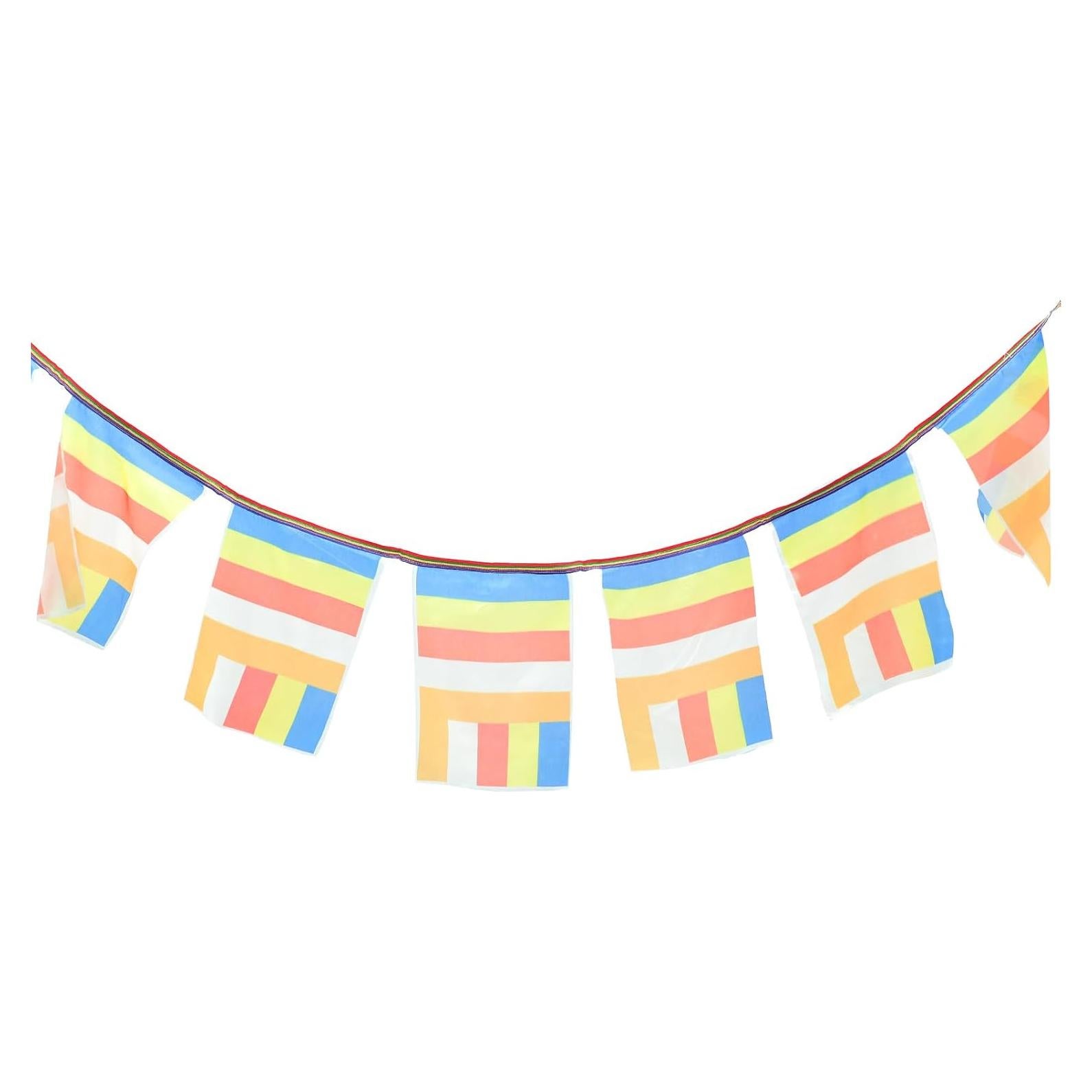 Bandera Budista de Cinco Colores Ganazono - Tela de Seda