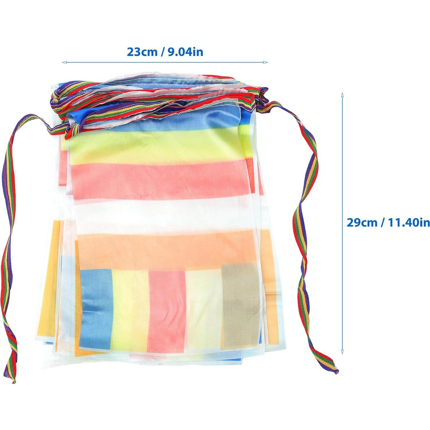 Bandera Budista de Cinco Colores Ganazono - Tela de Seda