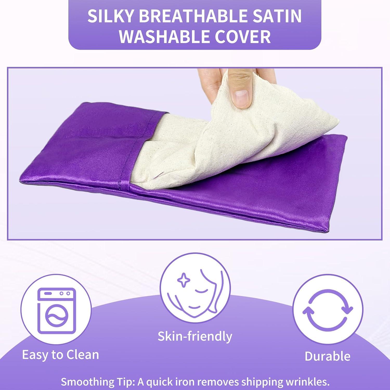 Almohadilla para Ojos Rellavone 2PK con Lavanda y Lino 11.4x21.8cm