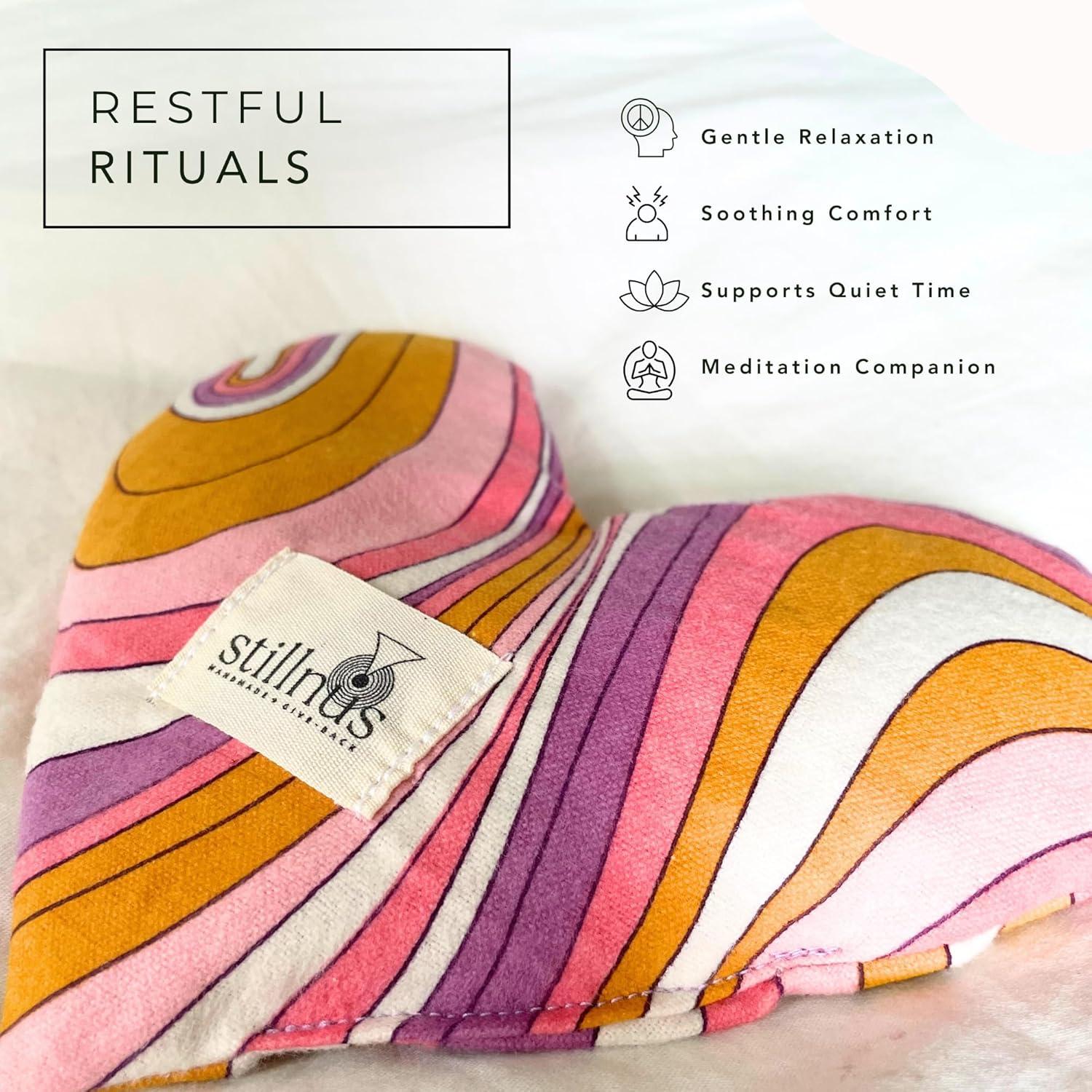 Almohadilla de Ojos con Peso Corazón Lavanda Orgánica 190g