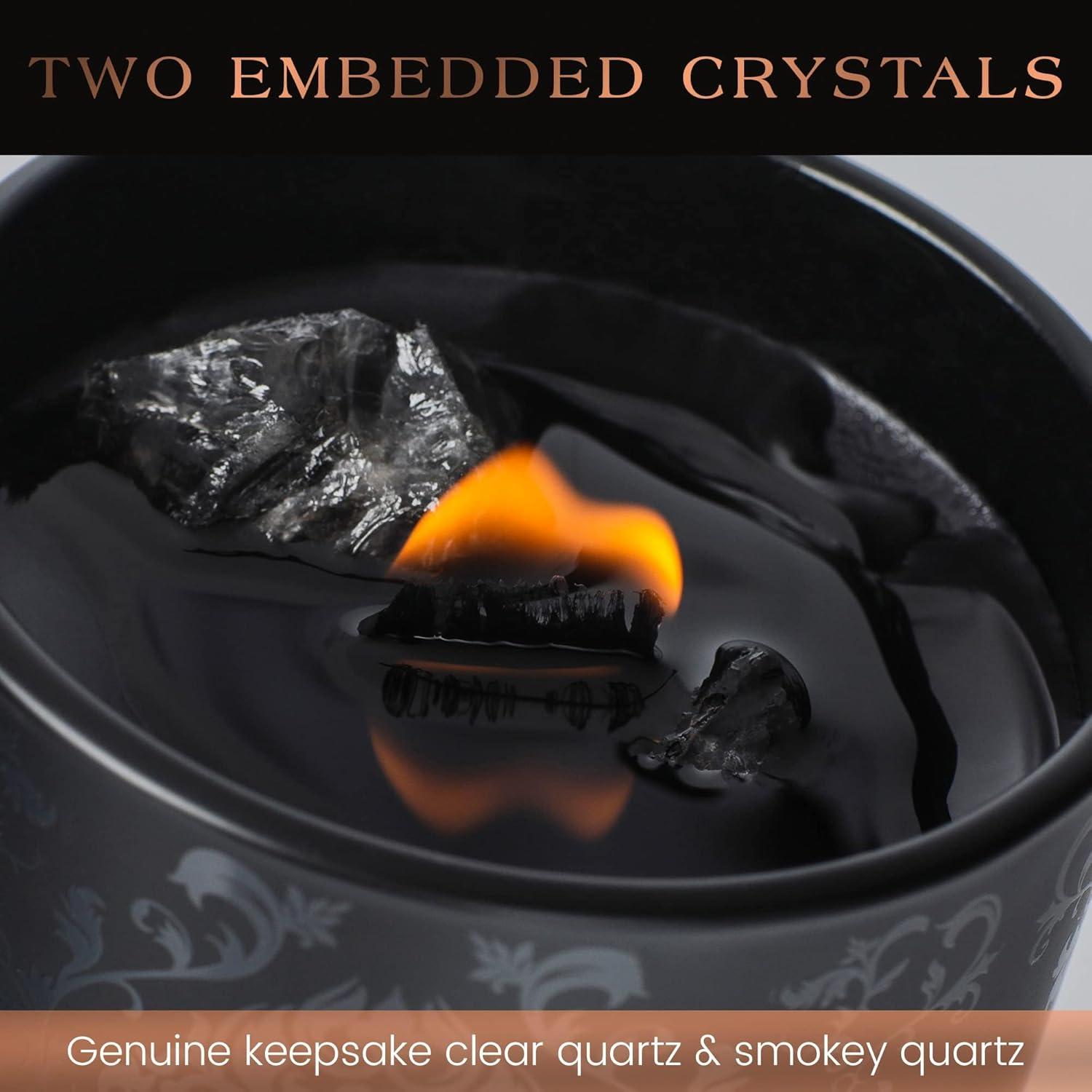 Vela Aromática de Manifestación Deep Eden 210g Orquídea Negra