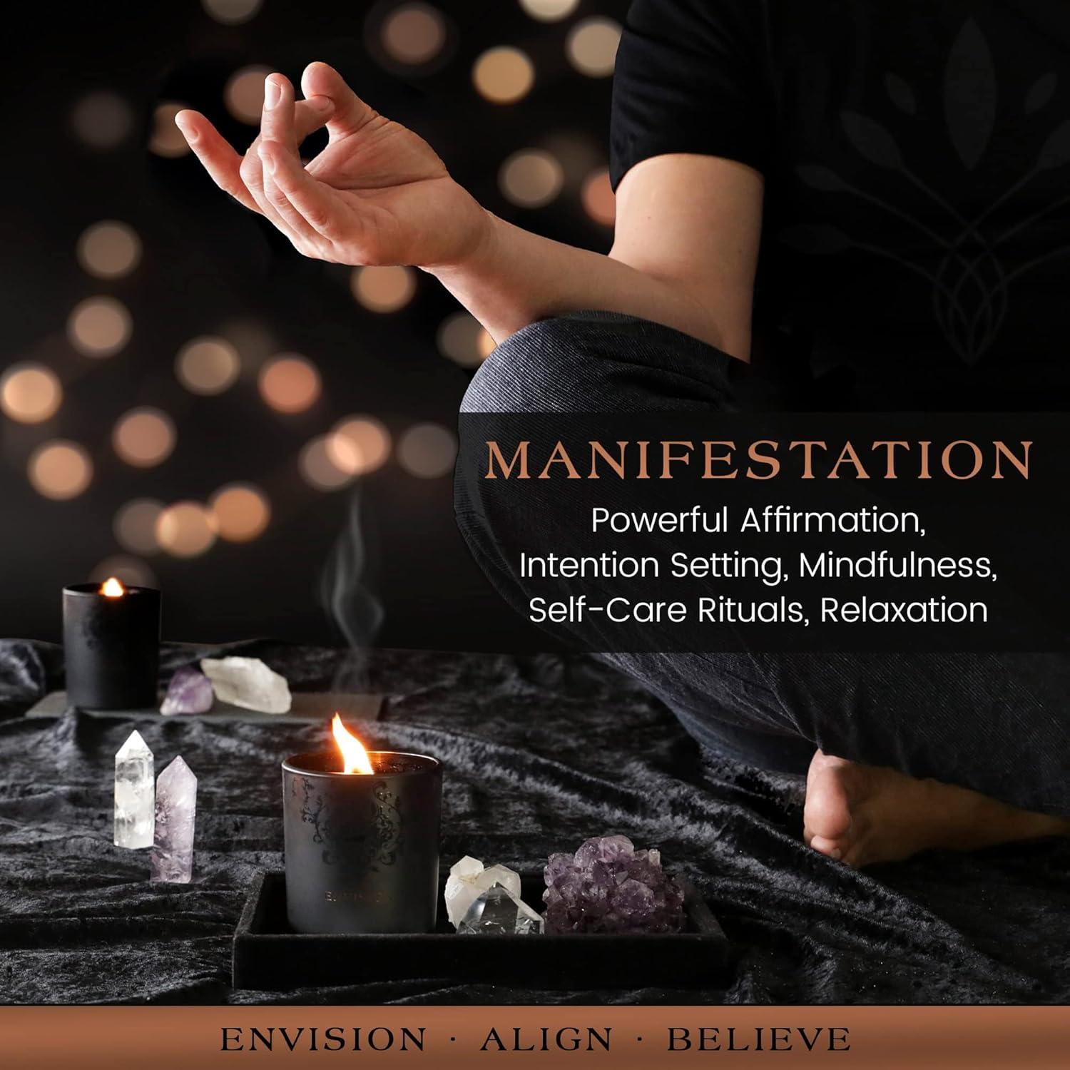 Vela Aromática de Manifestación Deep Eden 210g Orquídea Negra