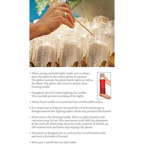 Vela de Oración Root 7 Días Vidrio Claro 20.8 cm