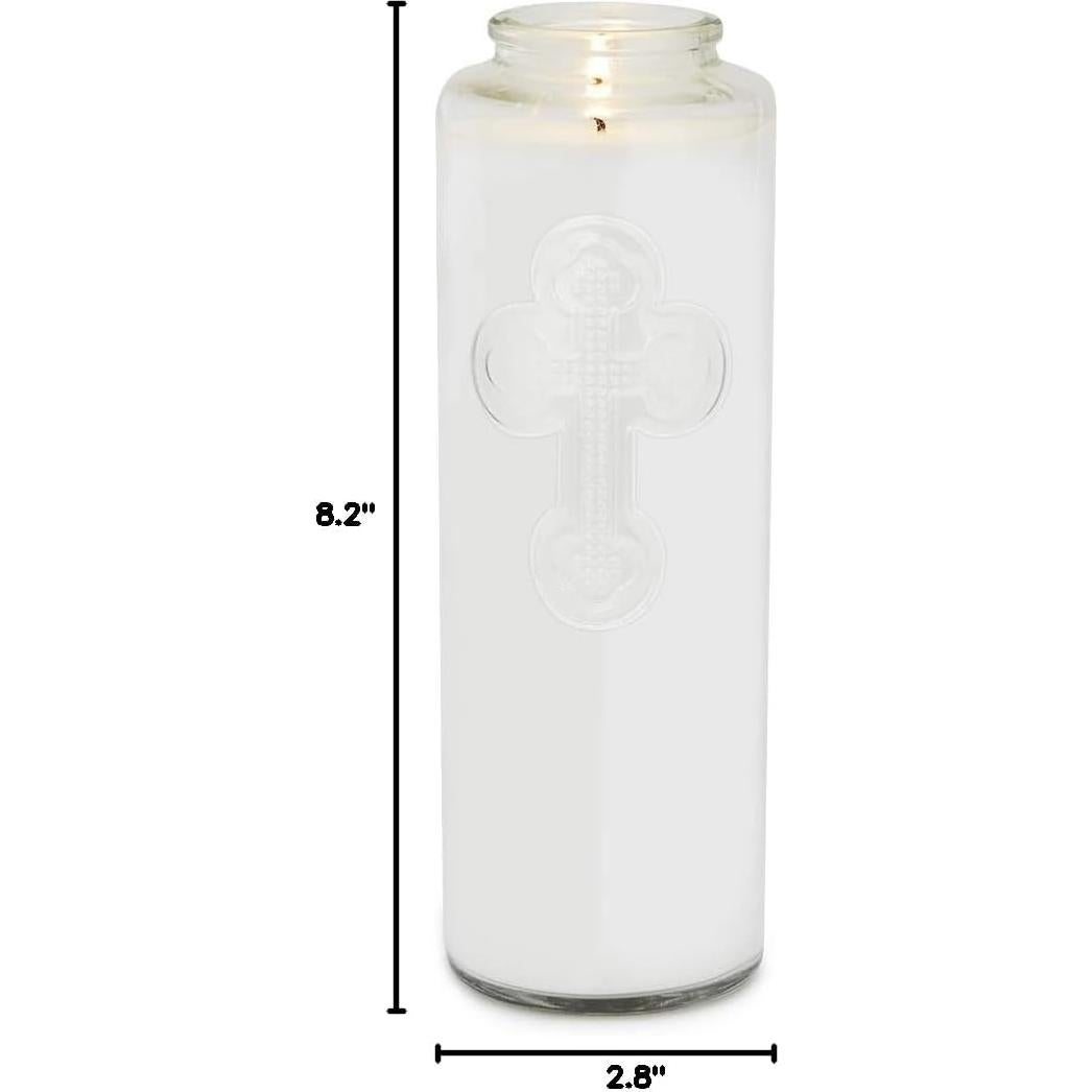 Vela de Oración Root 7 Días Vidrio Claro 20.8 cm