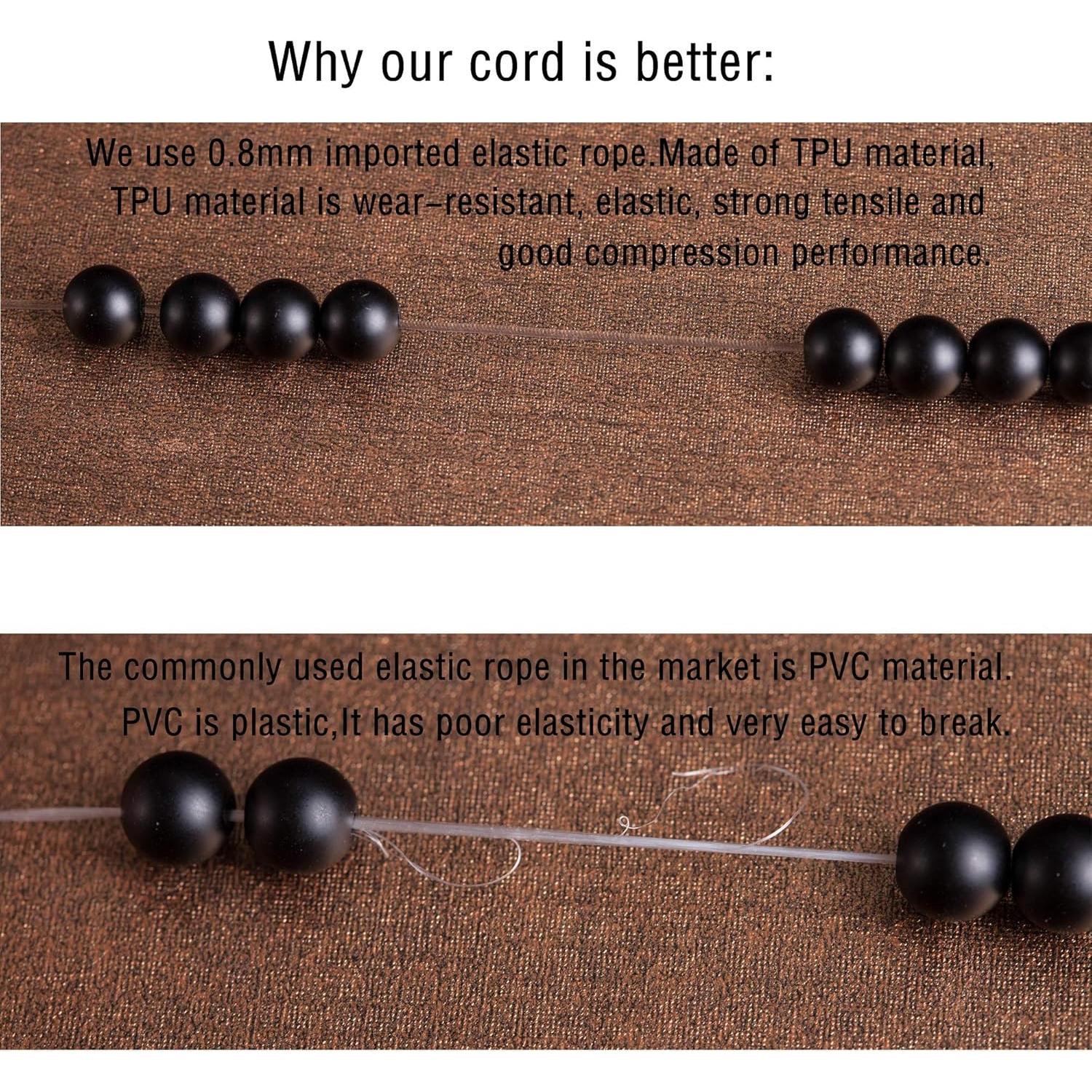 Pulsera Difusora de Piedra Natural de Lava 8mm Hamoery