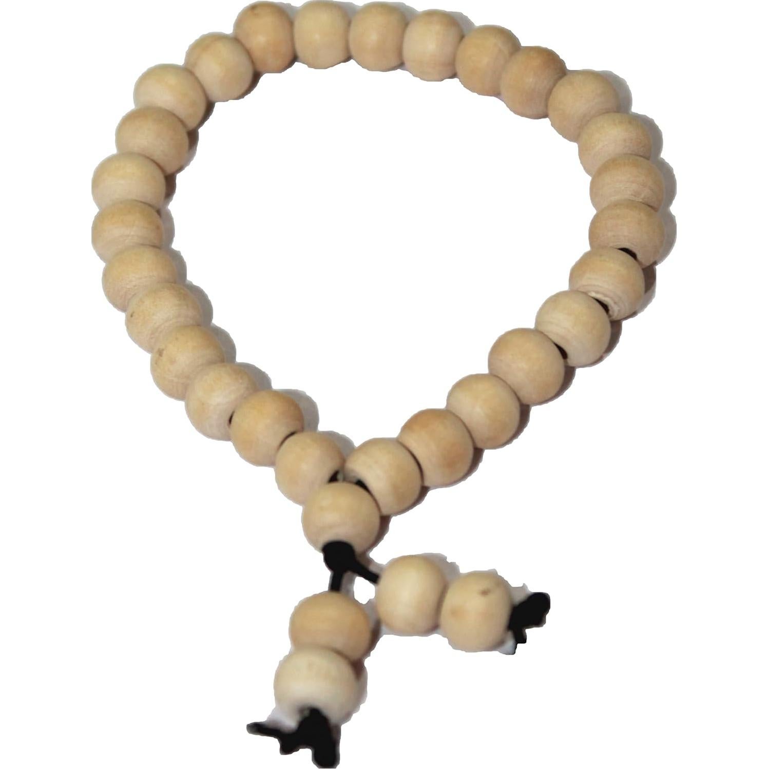 Pulsera Elástica Sumarni de Tulsi Blanco IS4A 27+1 8mm