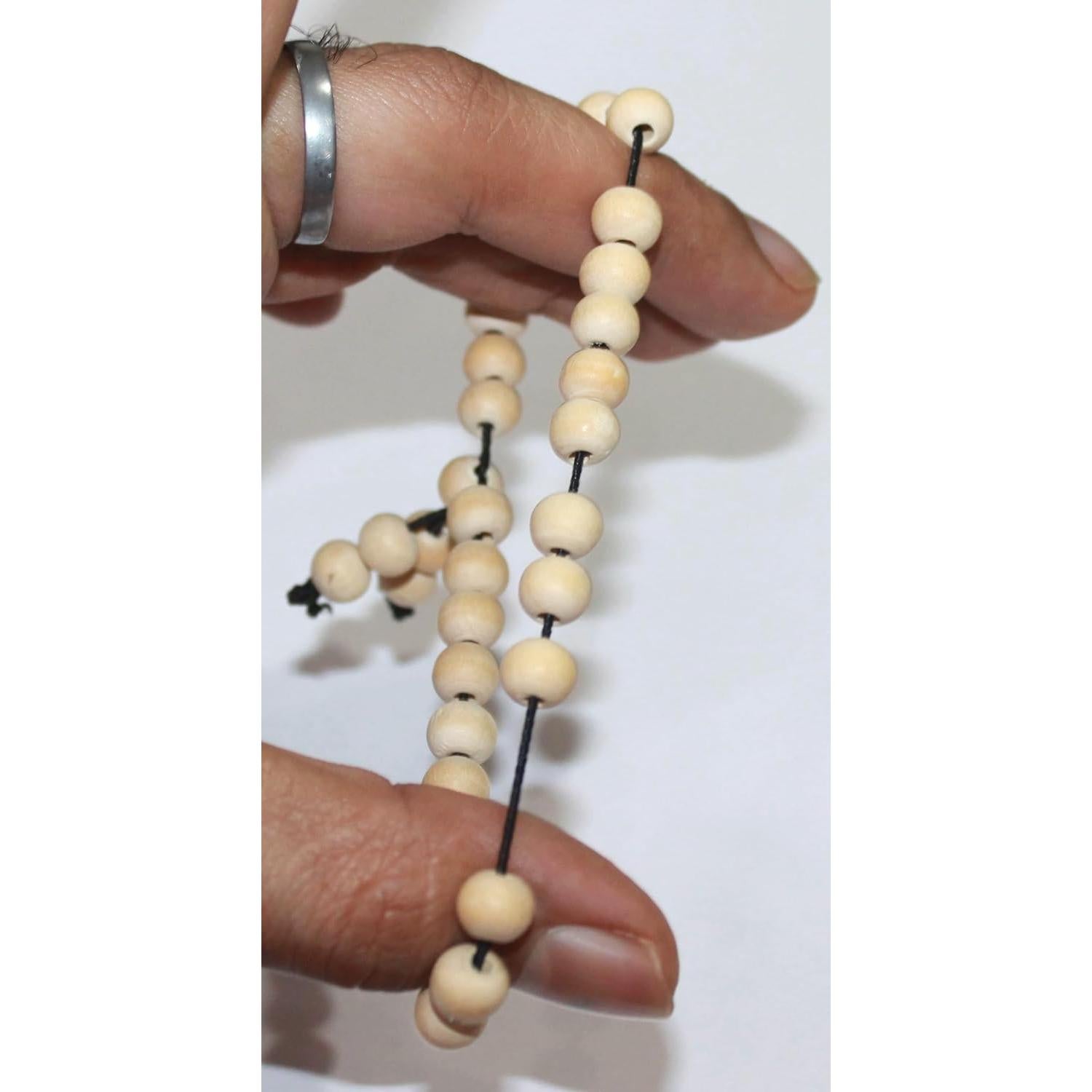 Pulsera Elástica Sumarni de Tulsi Blanco IS4A 27+1 8mm