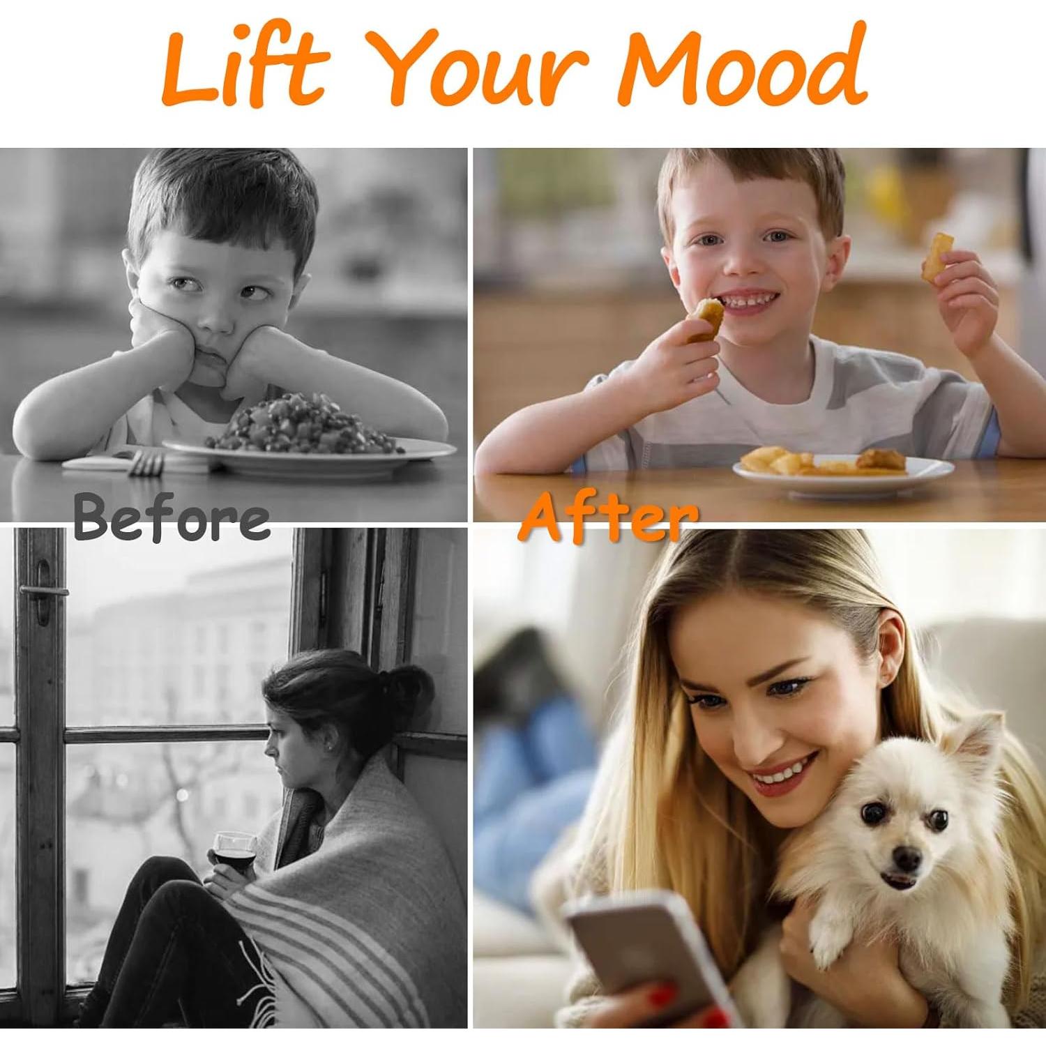 Lámpara de Terapia de Luz Solar VUSIHOO 10,000 Lux 30 cm