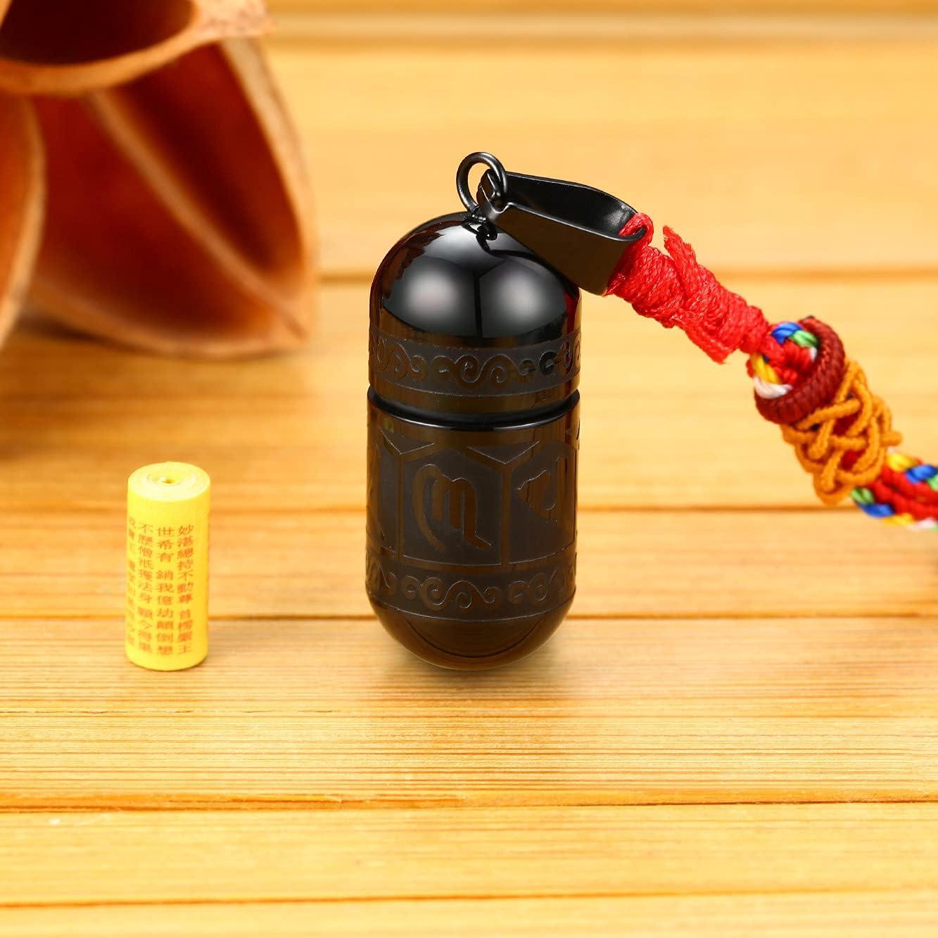 Collar colgante mantra Buda INRENG acero inoxidable 28cm