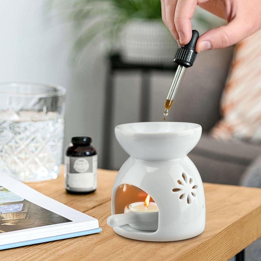 Soporte de Vela de Cerámica Trasylph con Cuchara 9.5x8.5cm