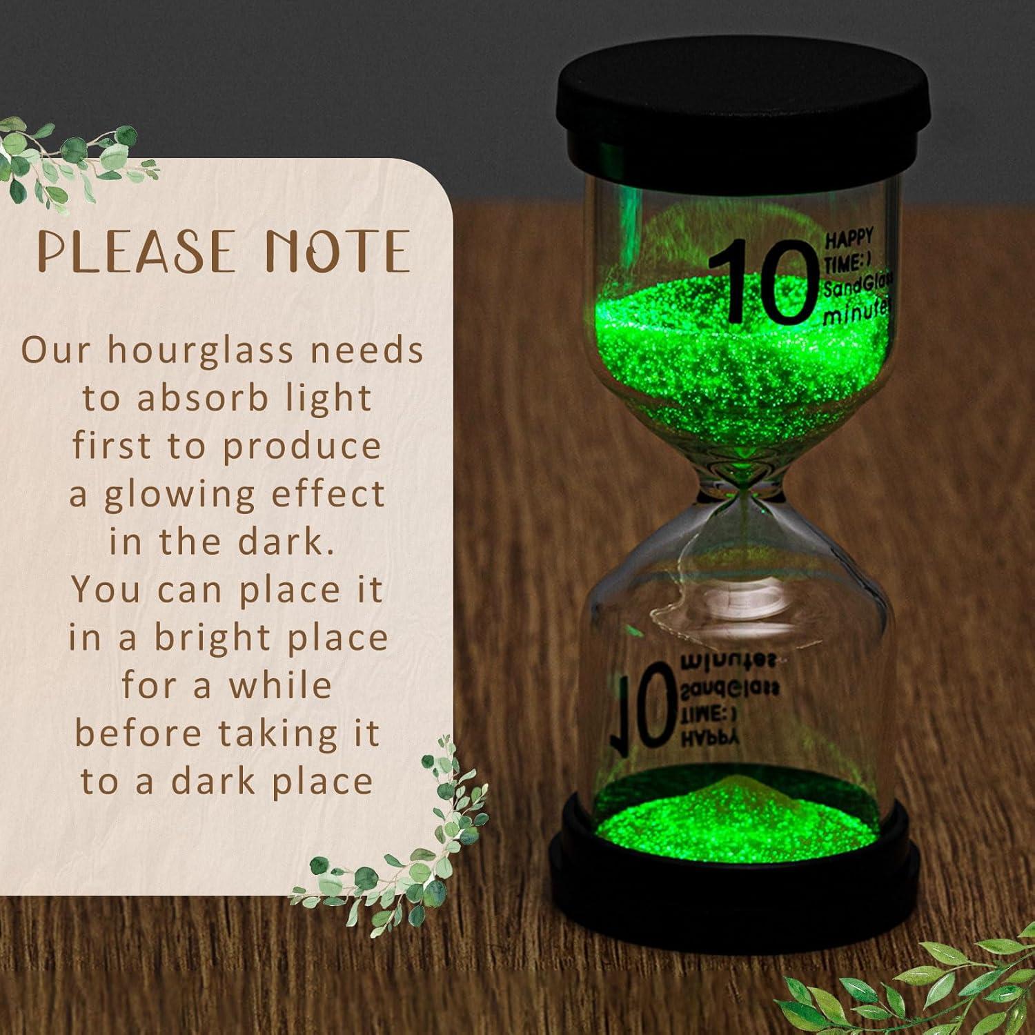 Temporizadores de Arena Luminosa Relaxweex 5 Pcs Multicolor