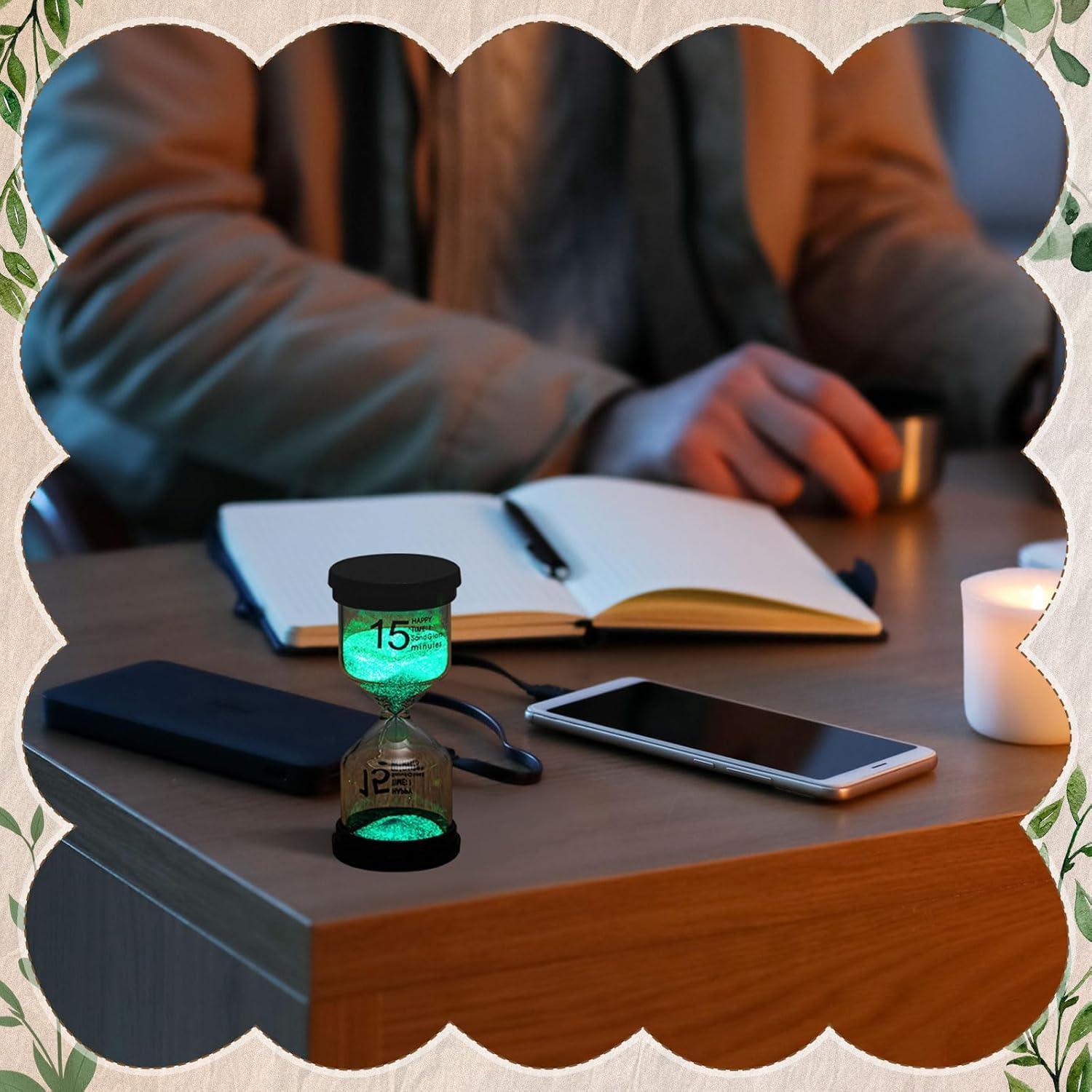 Temporizadores de Arena Luminosa Relaxweex 5 Pcs Multicolor