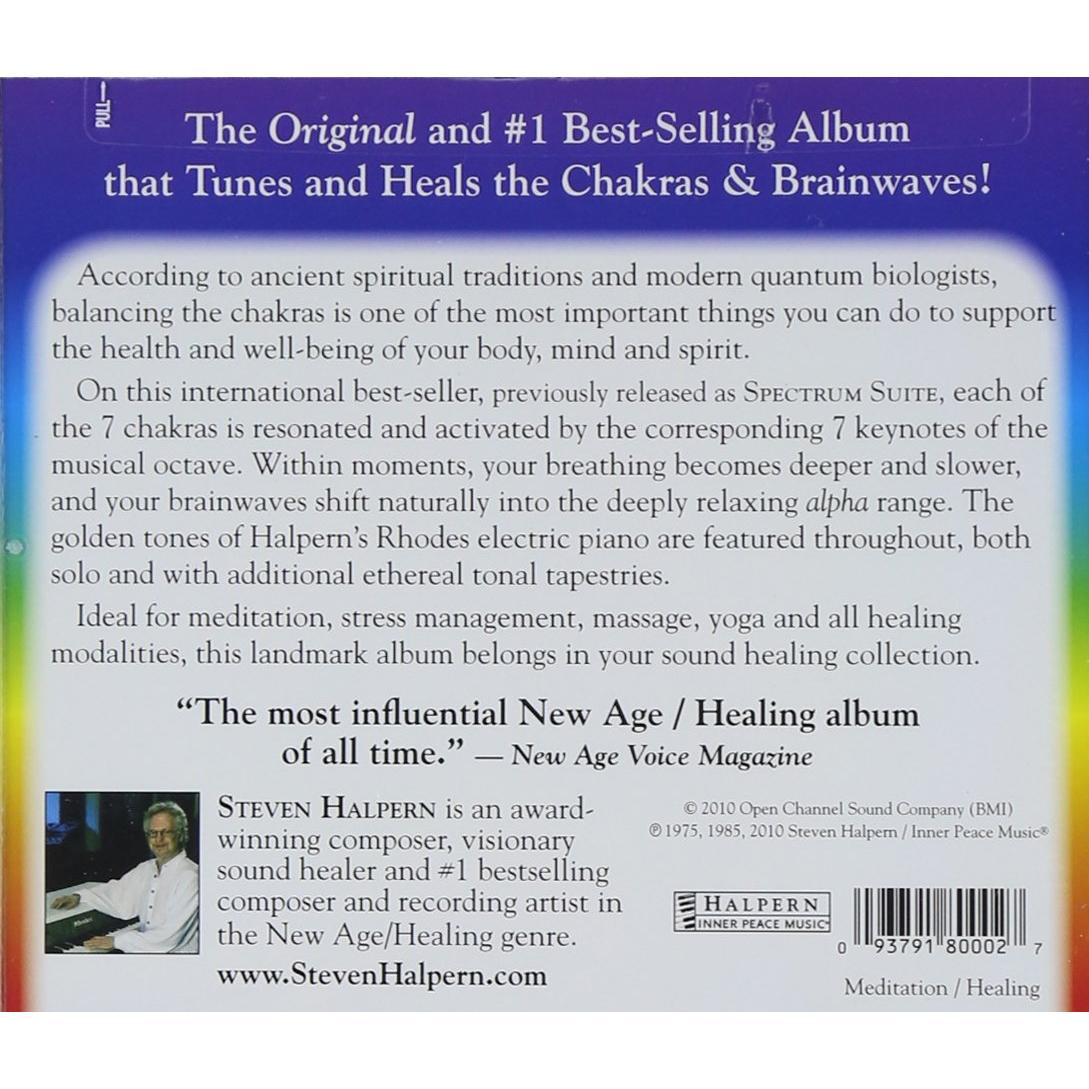 Suite Chakra CD de Audio Steven Halpern 2001 Meditación