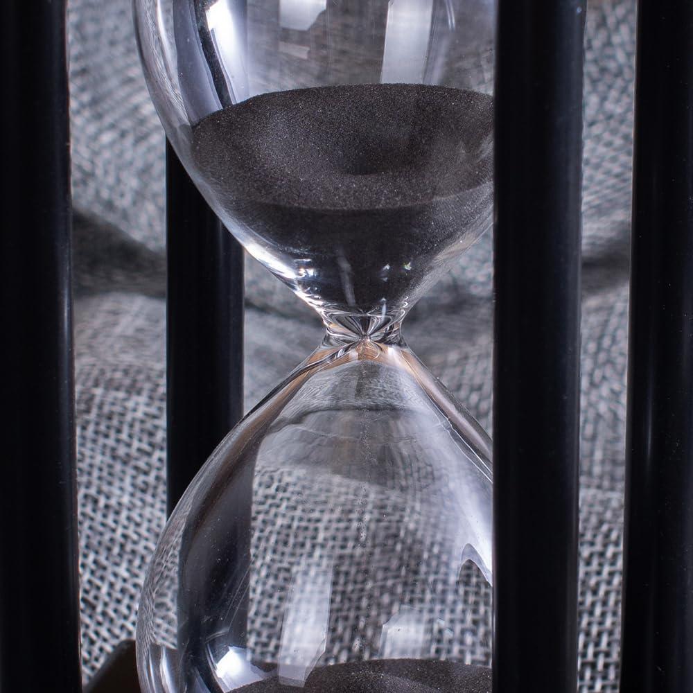 Reloj de Arena 30 Minutos JUNEO HEIM Arena Negra Decorativo