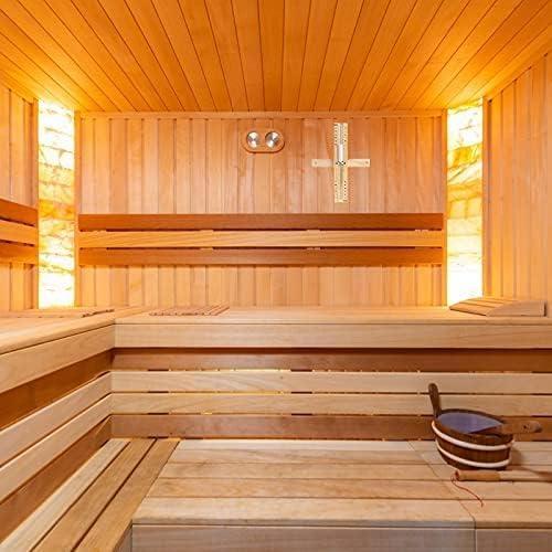 Reloj de Arena de Sauna YLTIMER 15 Minutos Madera Blanca